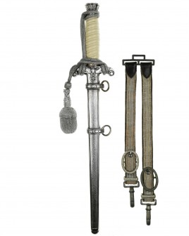 Heeres-Offiziersdolch [M1935] mit Gehänge und Portepee – SMF Solingen
