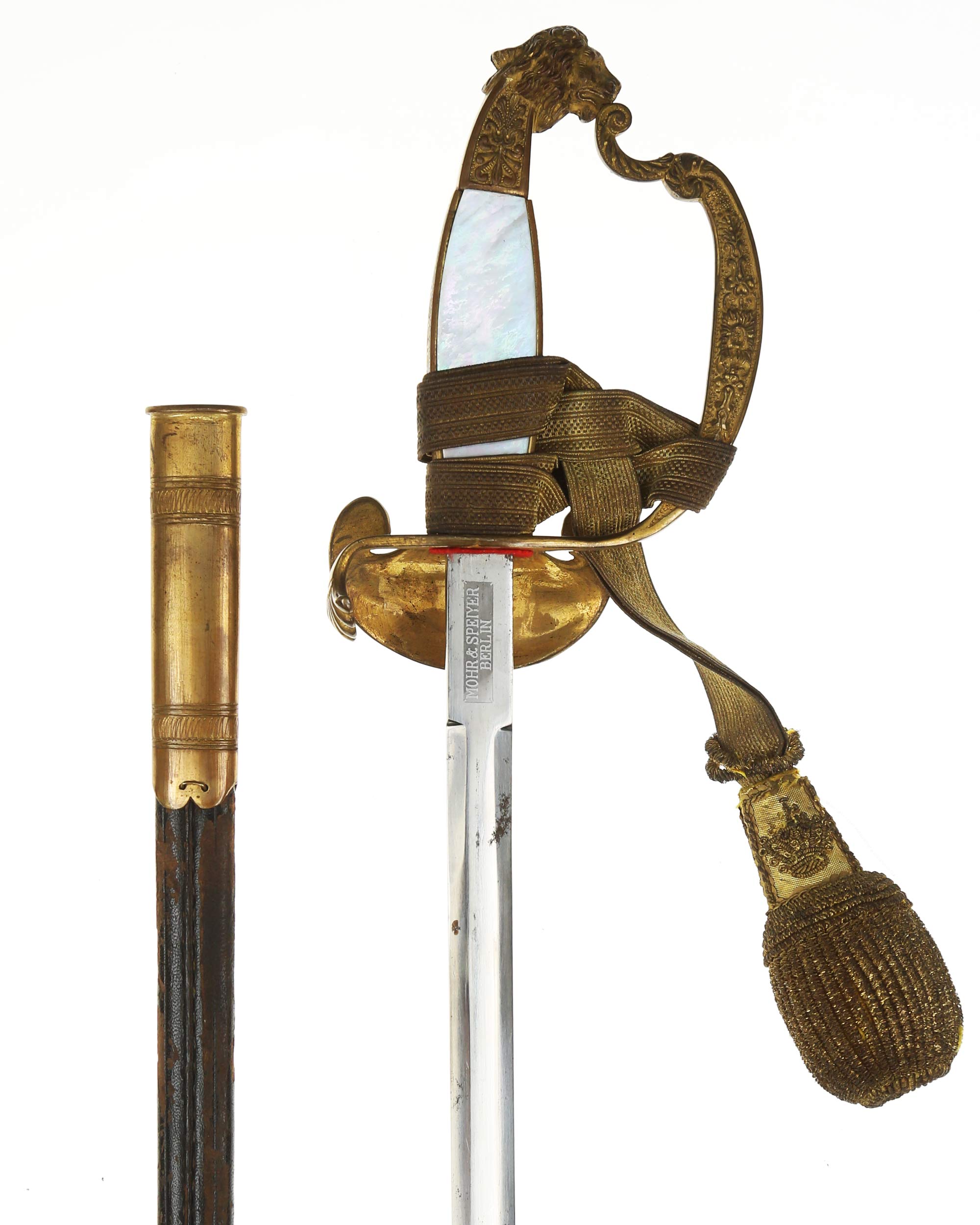 Bayerischer Degen um 1900 – Detailaufnahme