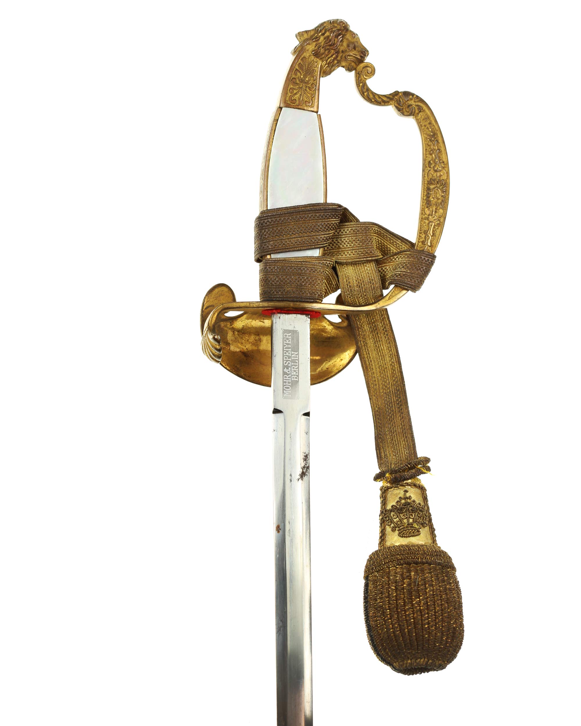 Bayerischer Staatsbeamten-Degen – Klingenätzung beidseitig