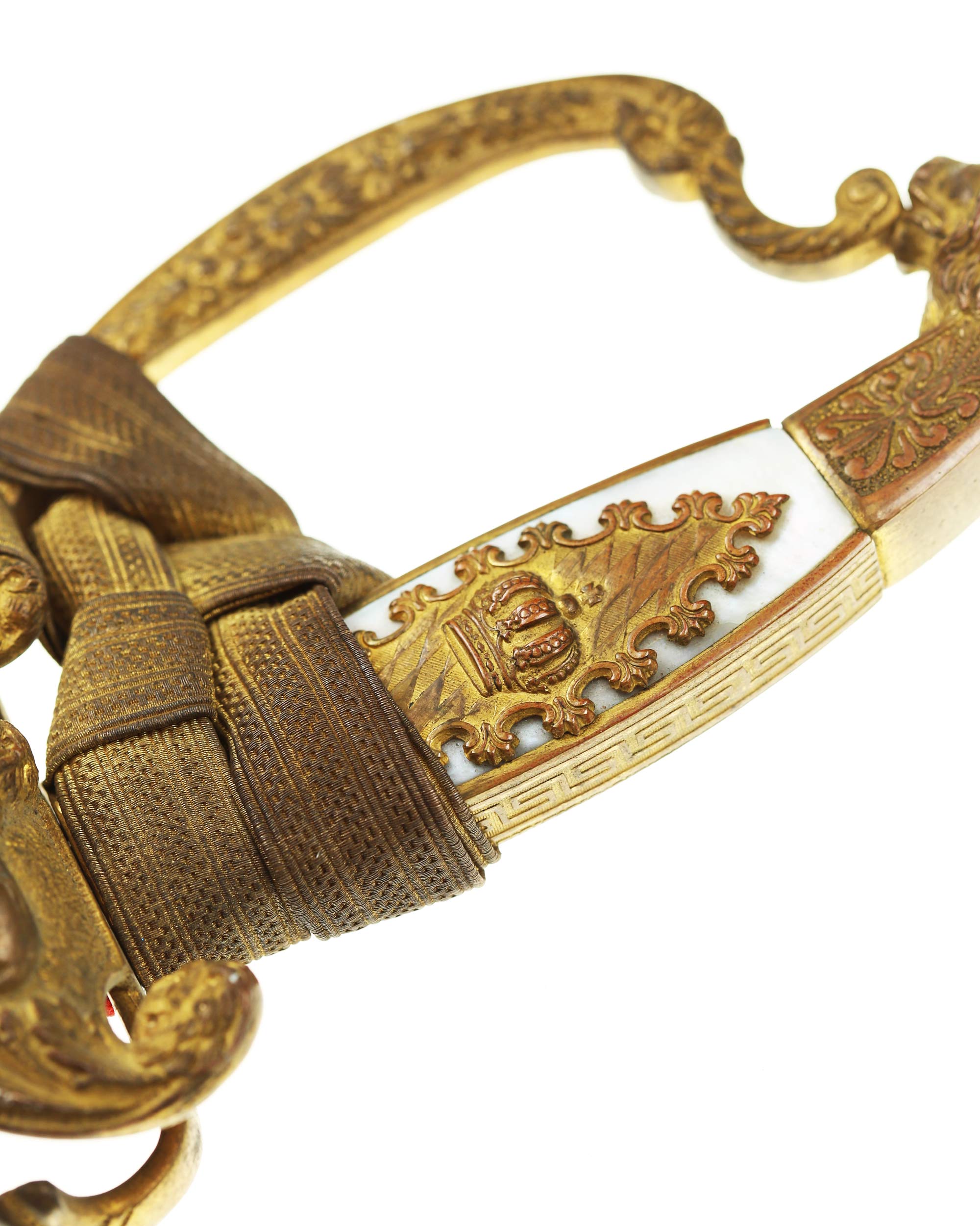 Bayerischer Degen um 1900 – Griff und Parierstange