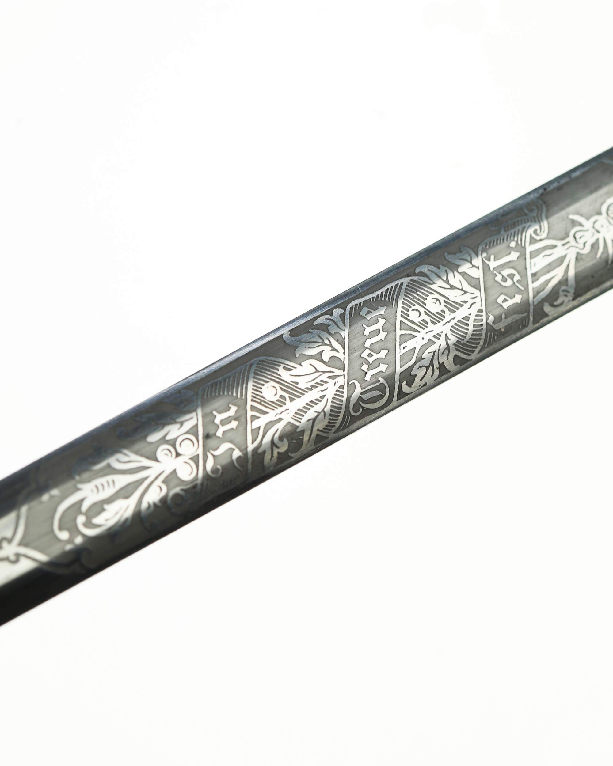 Bayerischer Degen Prinzregentenzeit – Klingenprofil