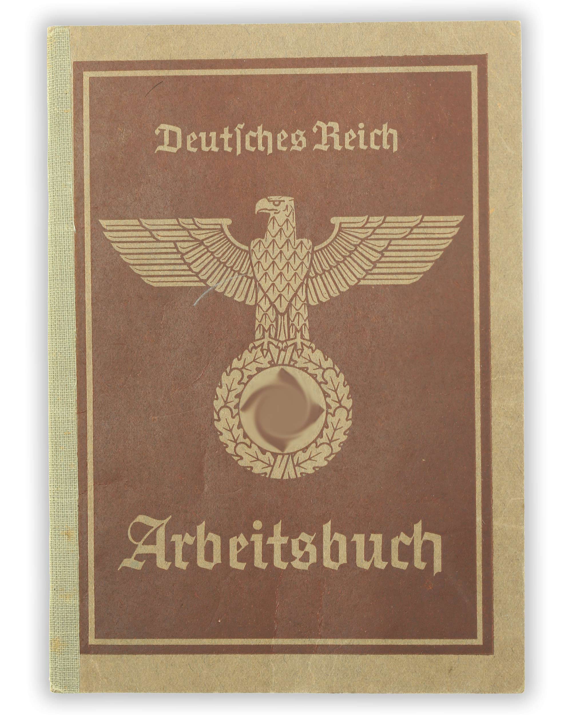 Deutsches Reich Arbeitsbuch 1939 Arbeitsamt Siegen – Gesamtansicht