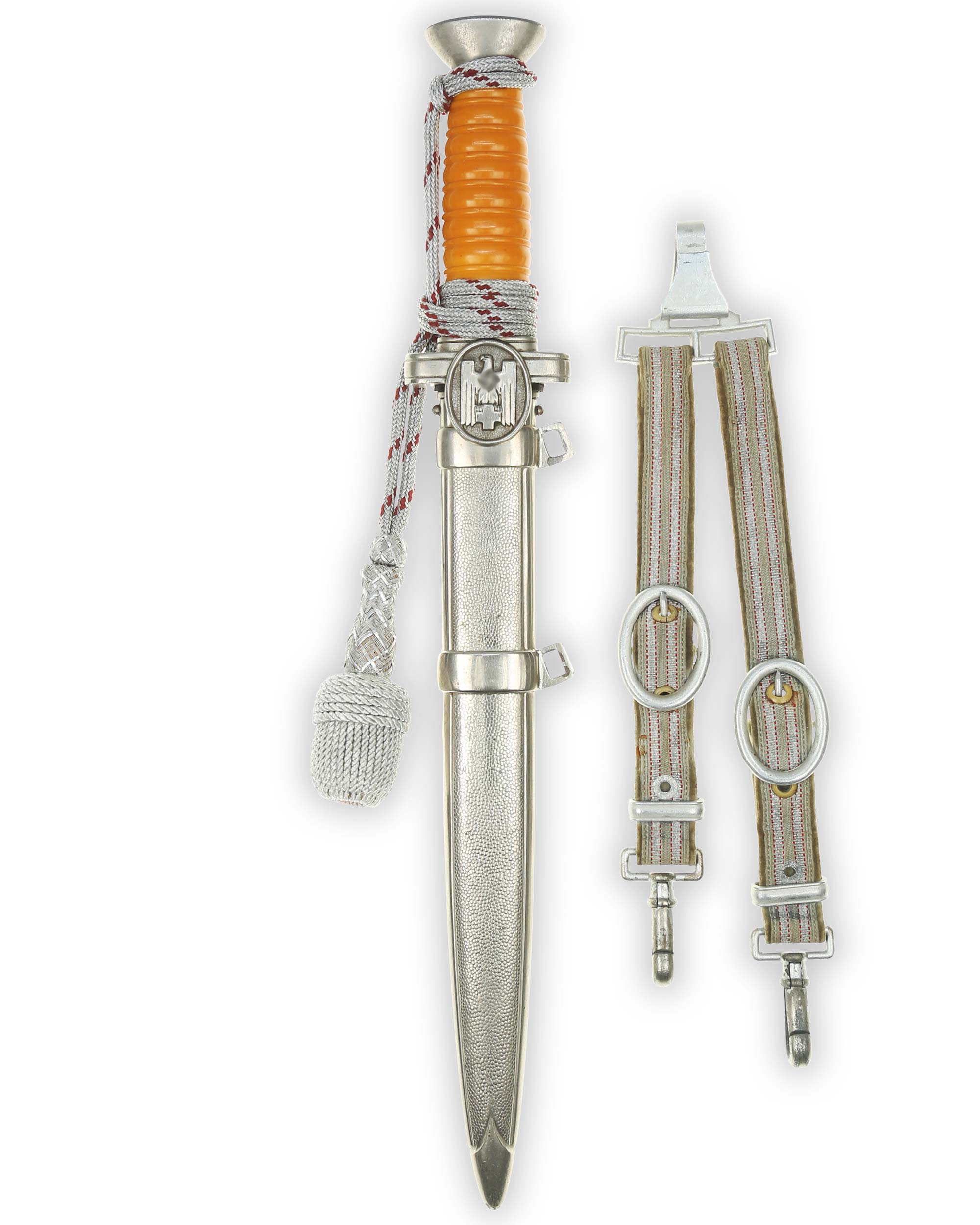 DRK Leader’s dagger model 1938 with portepee and hanger – overall view
