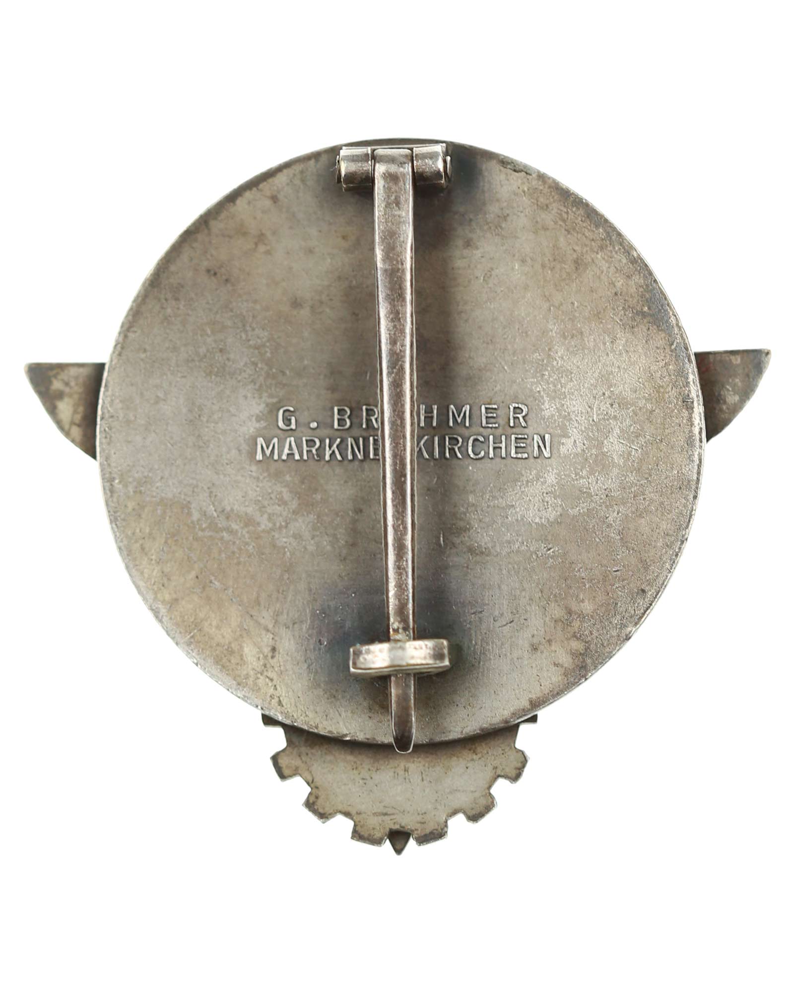 1939 National Vocational Competition Gau Winner Badge – Maker G. Brehmer Markneukirchen