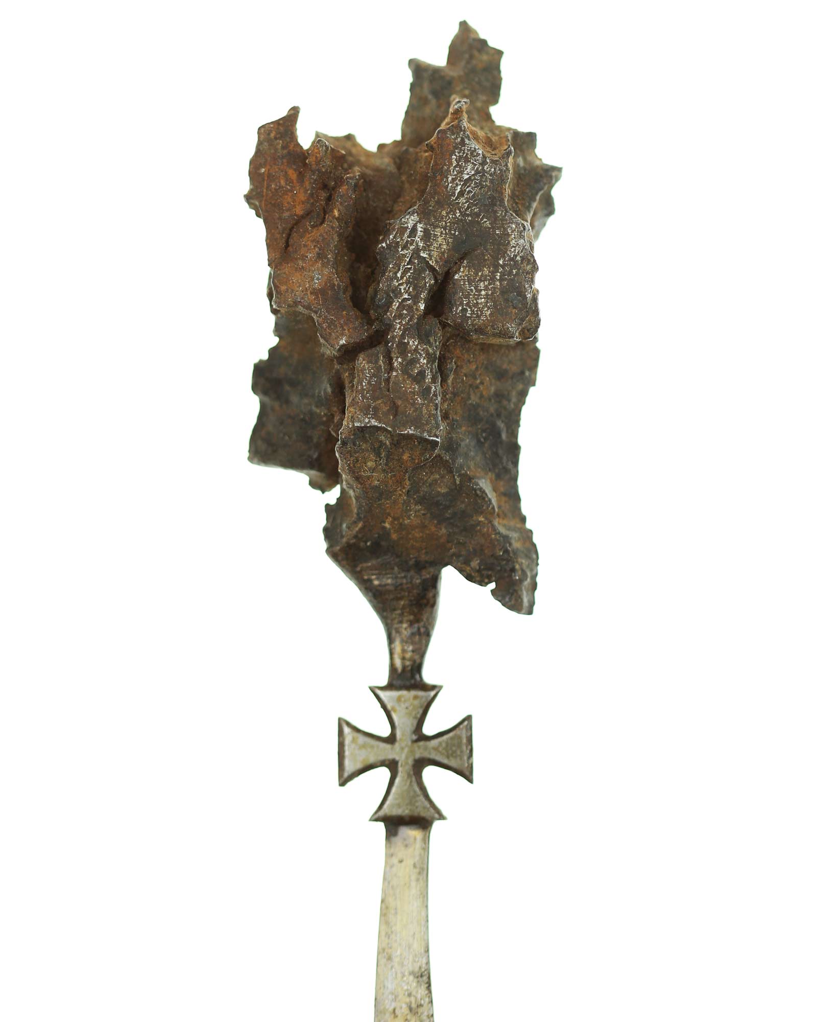 Шрапнельный нож для писем ПМВ — деталь Железного креста