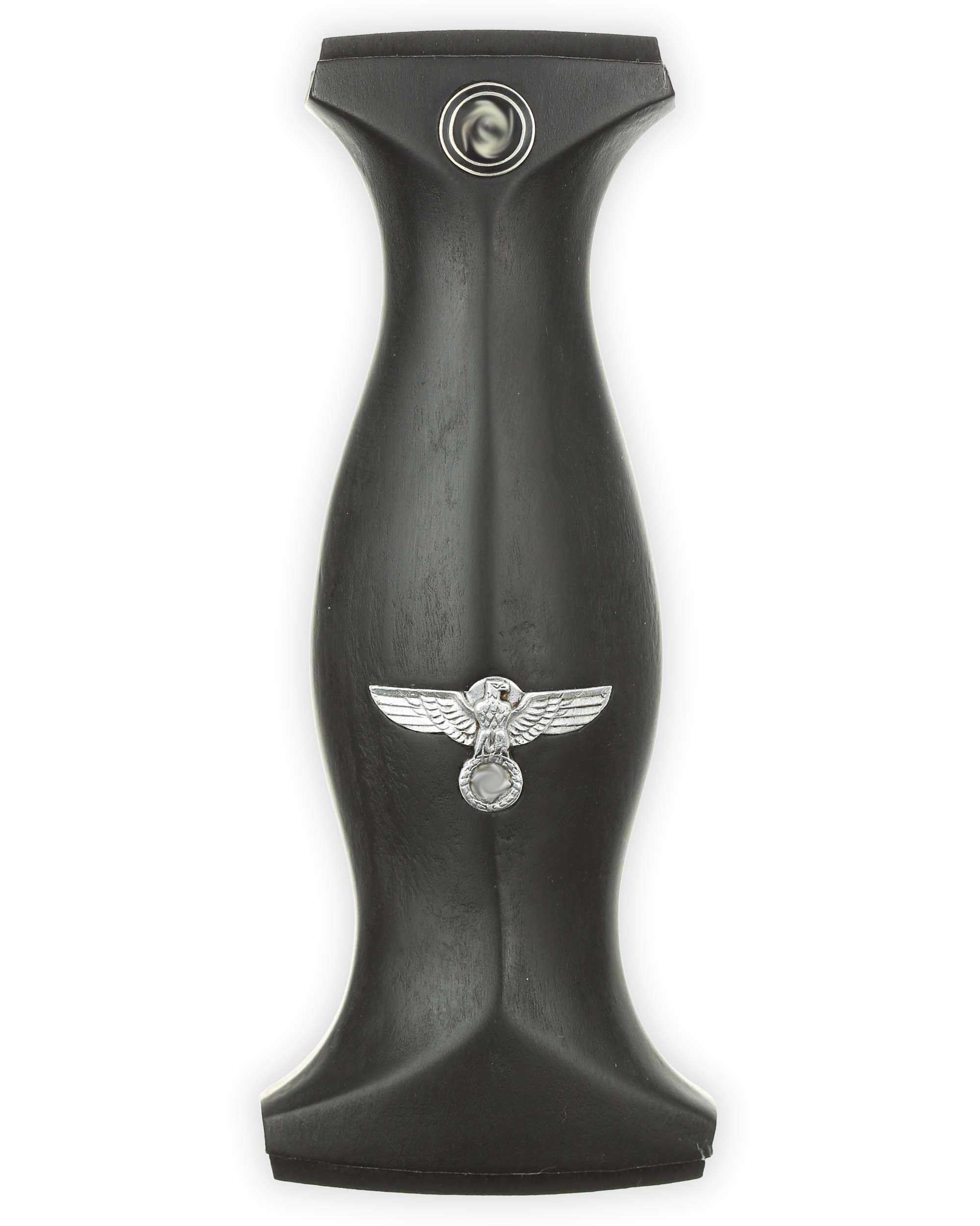Grip for SS Service Dagger with aluminum eagle and SS emblem – front view