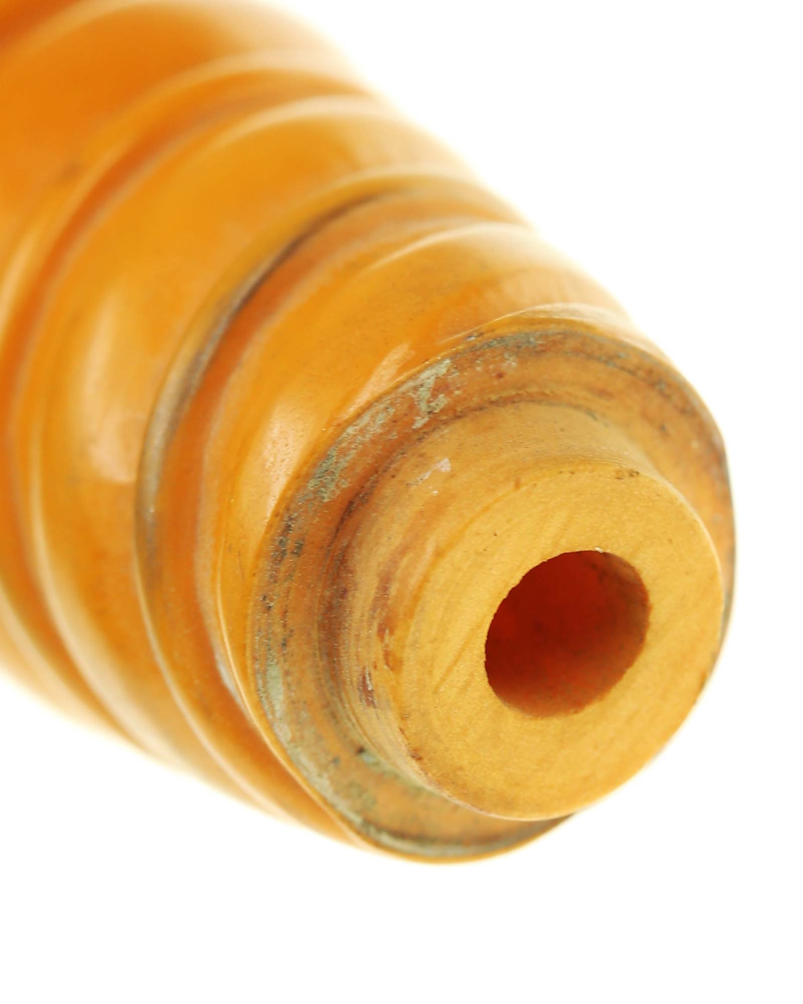 Griffstück Heeres-Offiziersdolch orange Kanneluren