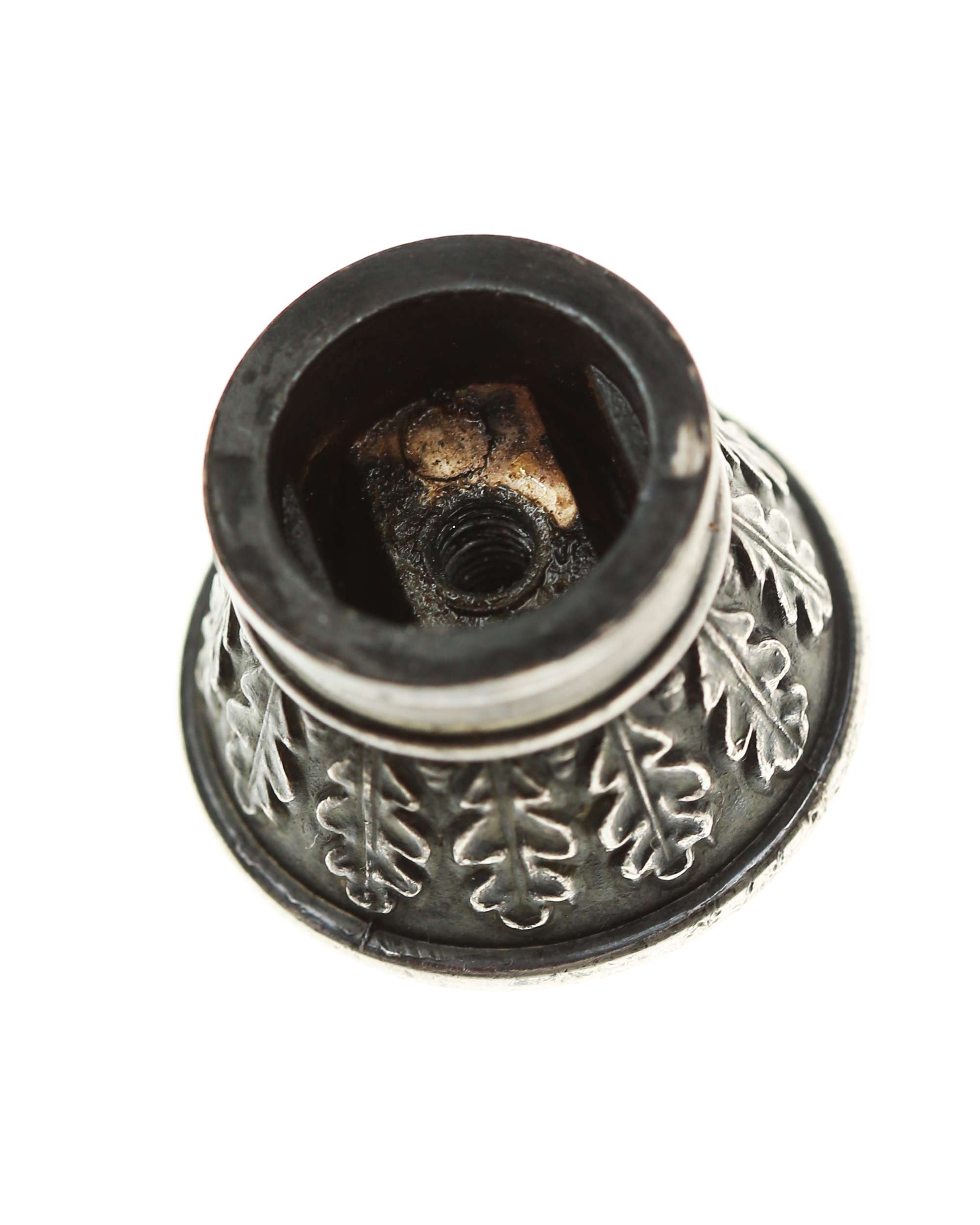 Heeres-Offiziersdolch Griffstück – Knauf mit 12 Eichenlaubblättern und Griffring mit 6 Eichenlaubblättern