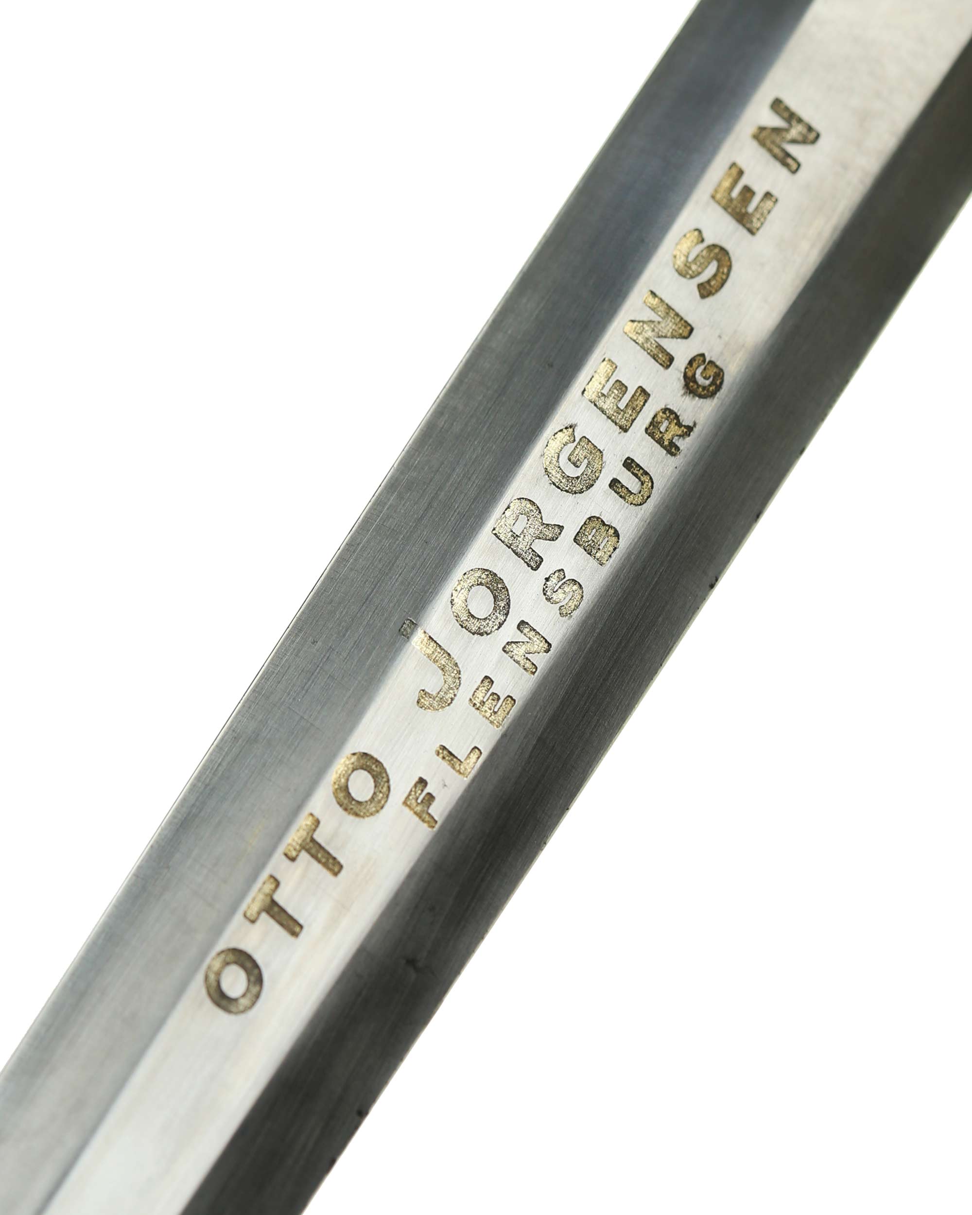 Otto Jorgensen Flensburg retailer marking on reverse of Army Officer Dagger blade