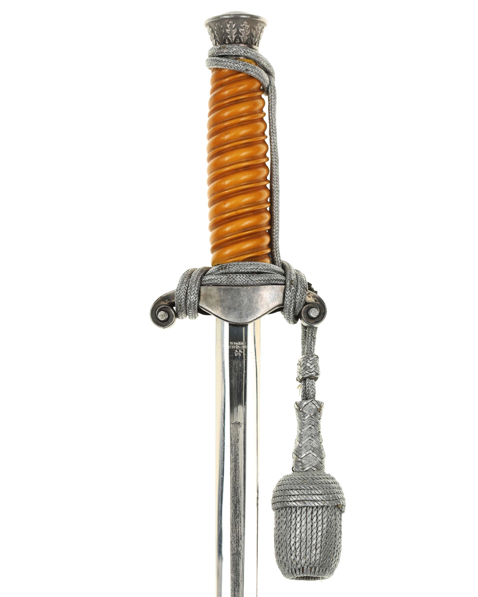Klinge des Heeres-Offiziersdolches Modell 1935 mit Herstellerlogo Robert Klaas Solingen