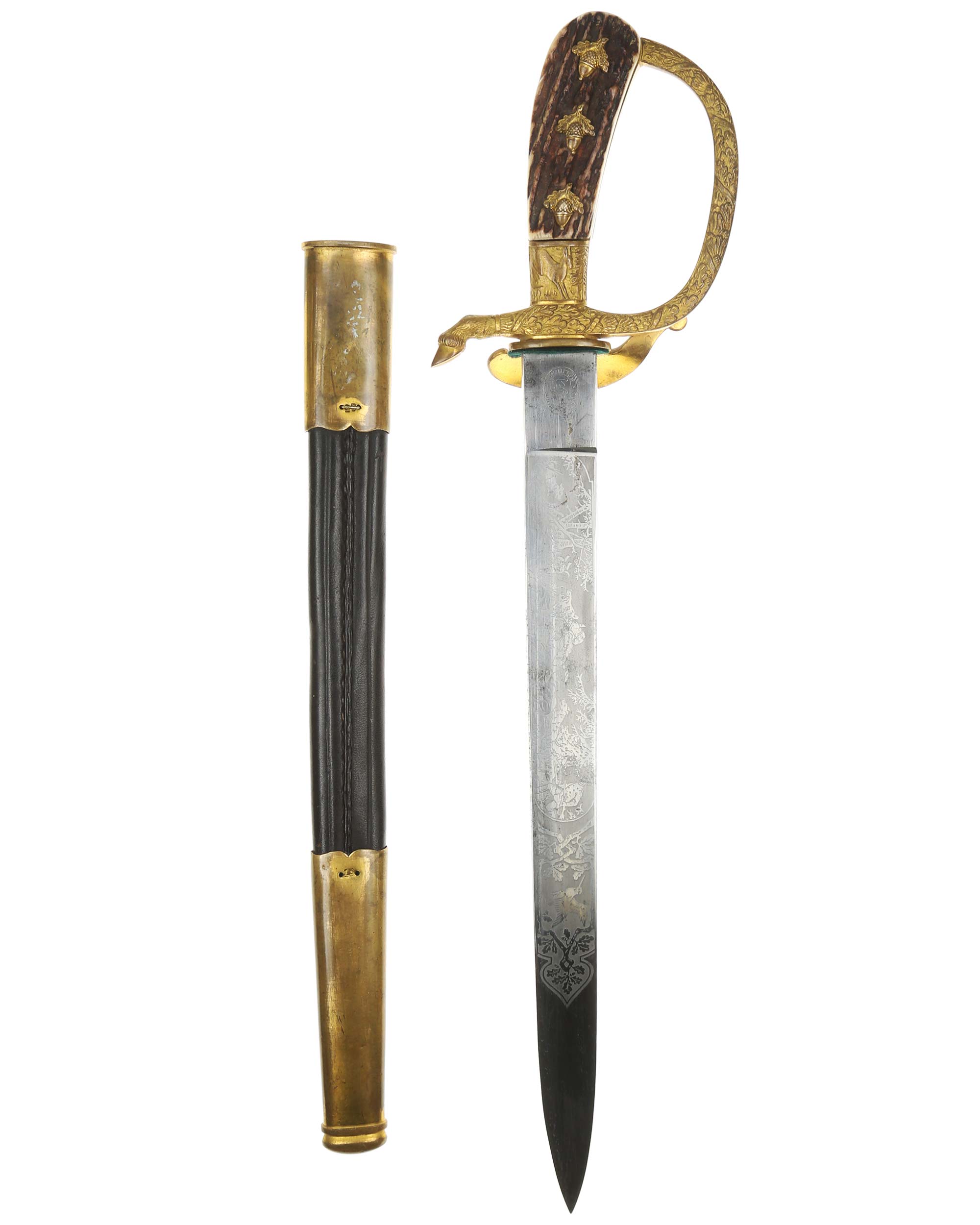 Forester’s cutlass – decorated guard and shell