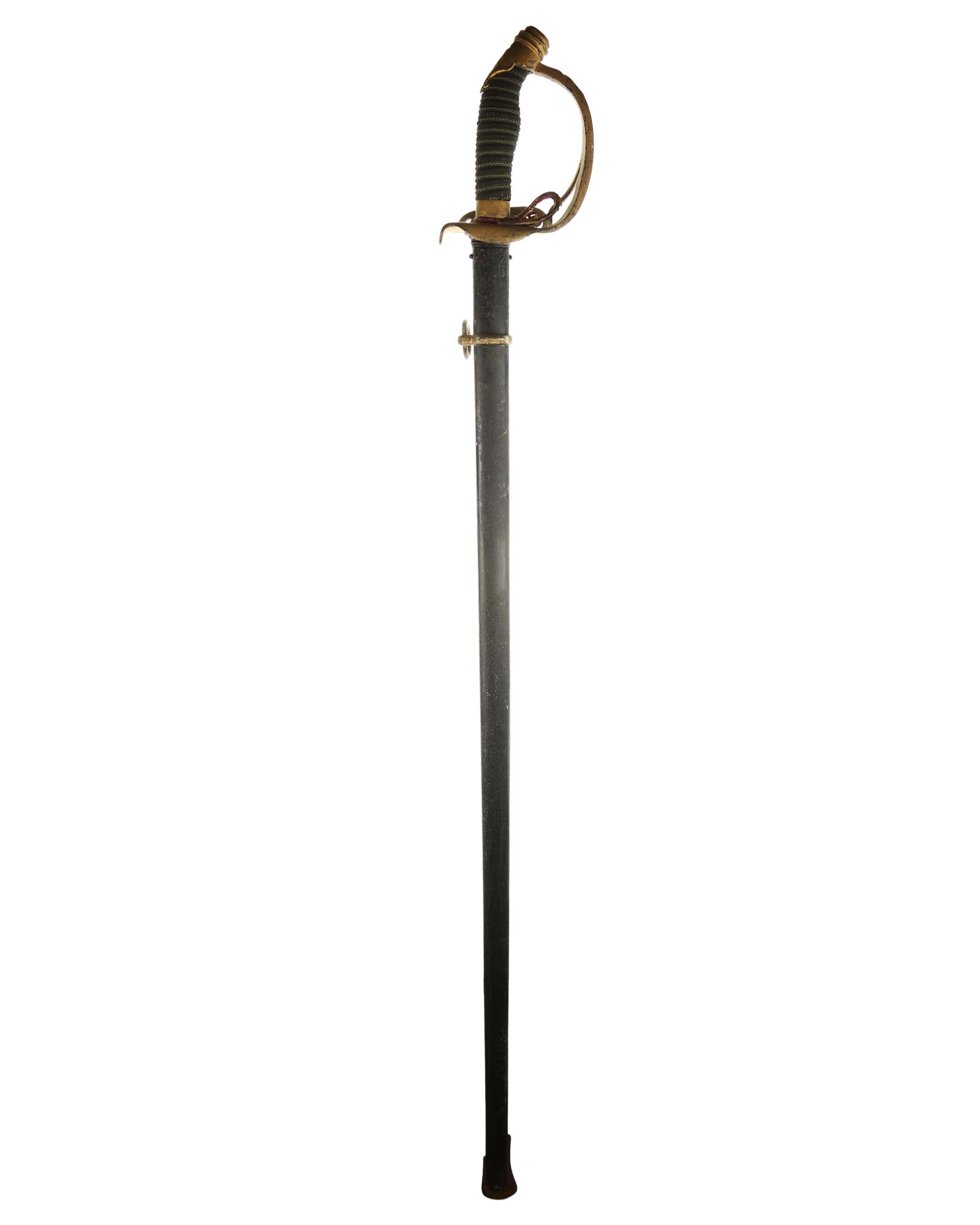 Preußen Infanterie-Degen – Parierstange mit Monogramm, Detailaufnahme