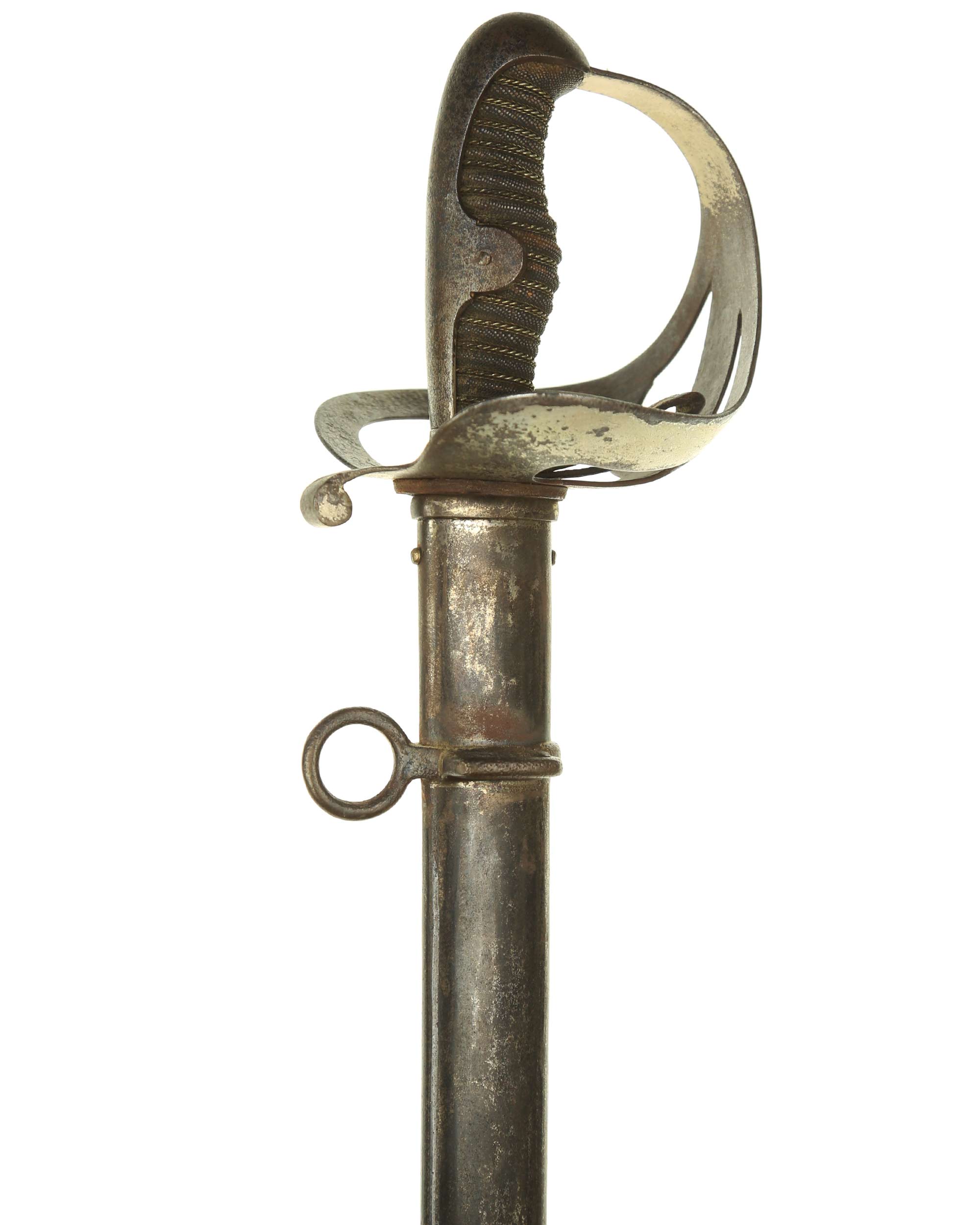 Durchbrochenes Korbgefäß des Kavallerie Offizierssäbels nach preußischem Muster M1852