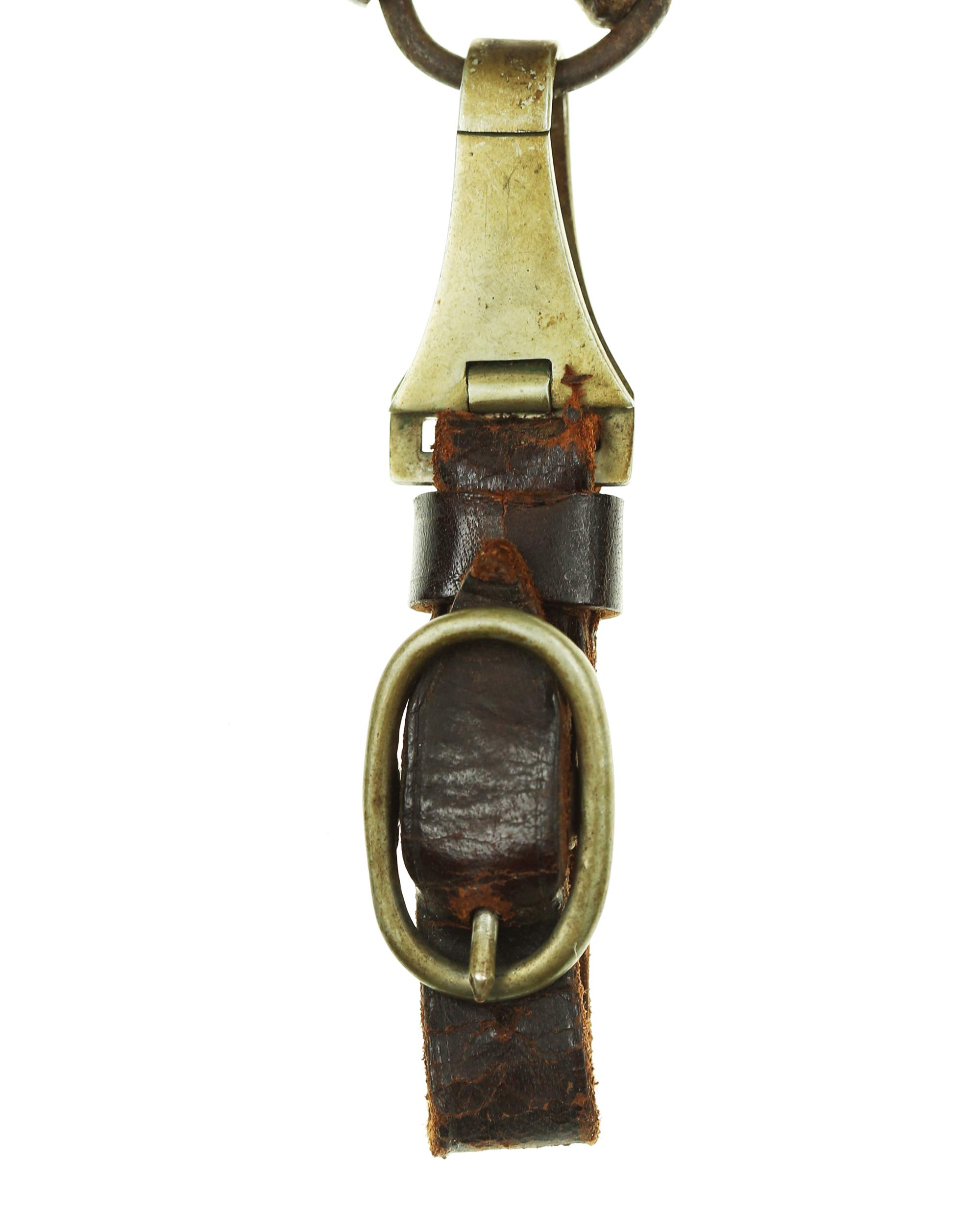 Early SA dagger hanger – nickel-plated German silver buckle