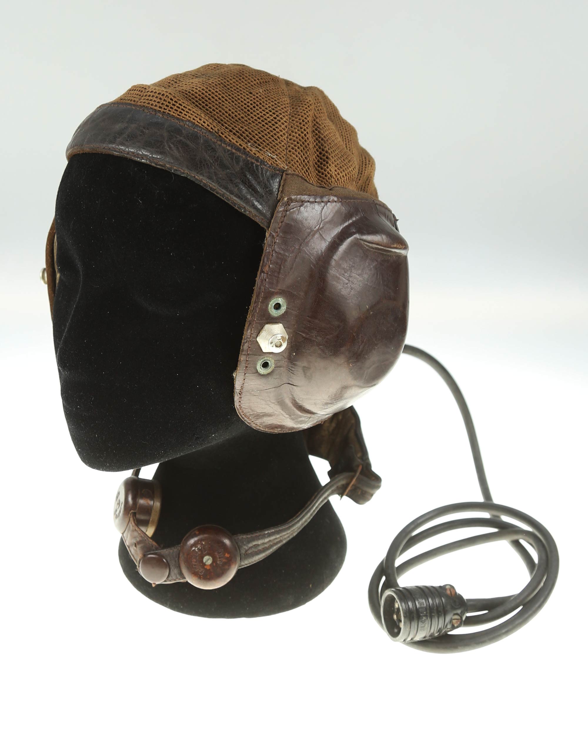 Сетчатая летная головная шапка Люфтваффе LKp N 101 bxo — общий вид