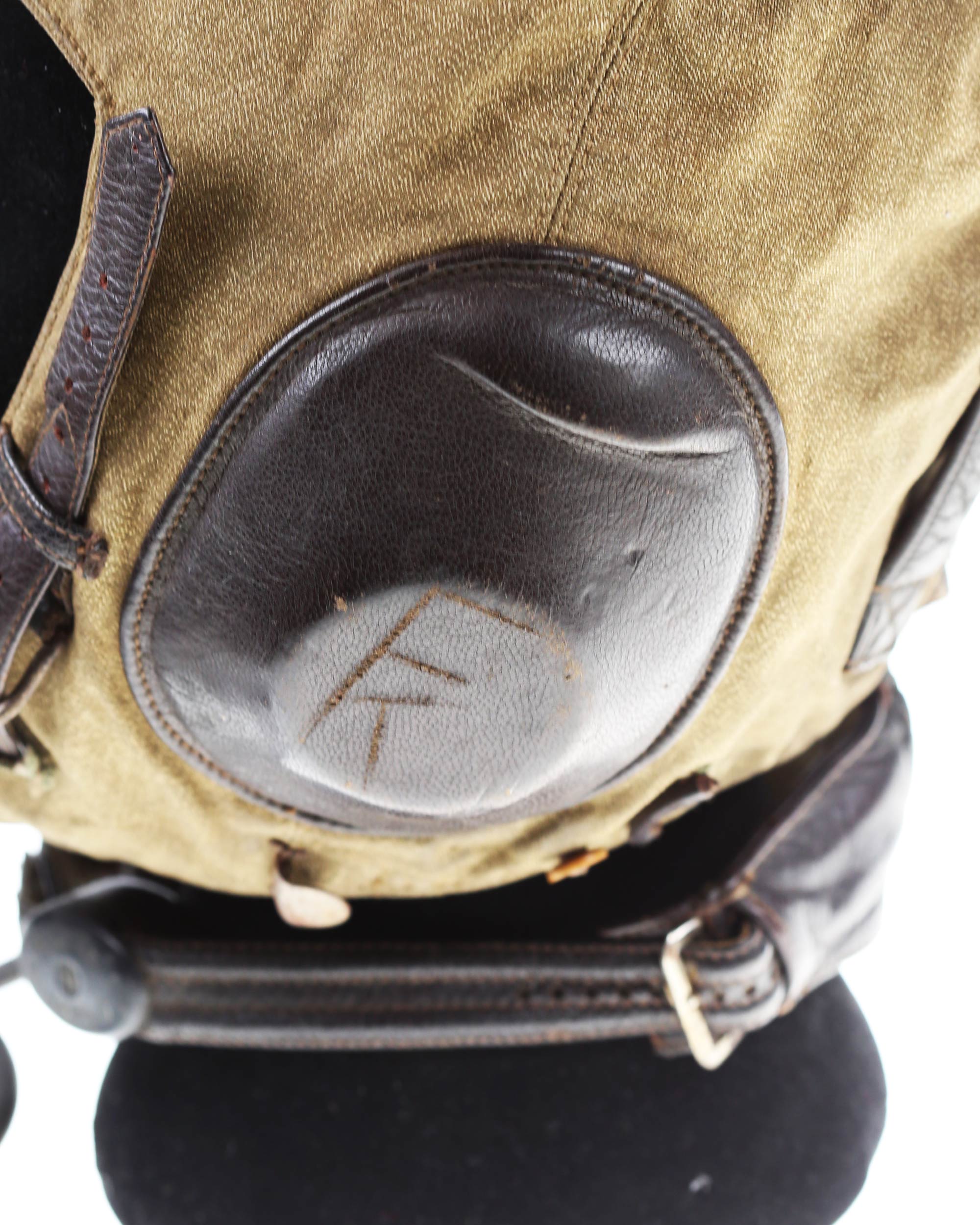 Etikett Luftwaffe Fliegerkopfhaube LKpS 101 – Siemens Gerätewerk Hakenfelde