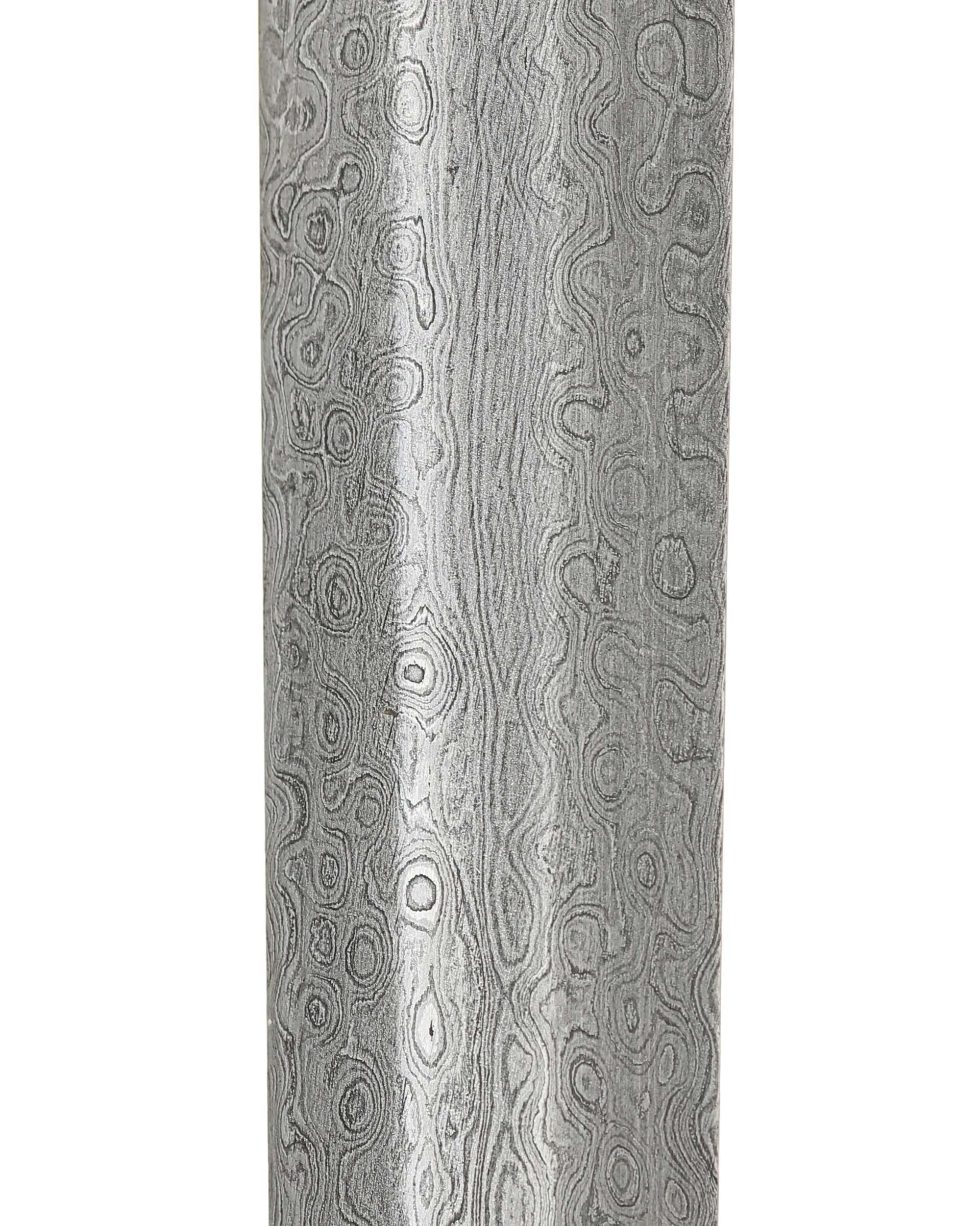 Detail of Damascus blade with rosette-like pattern on Luftwaffe Aircrew Dagger M1935