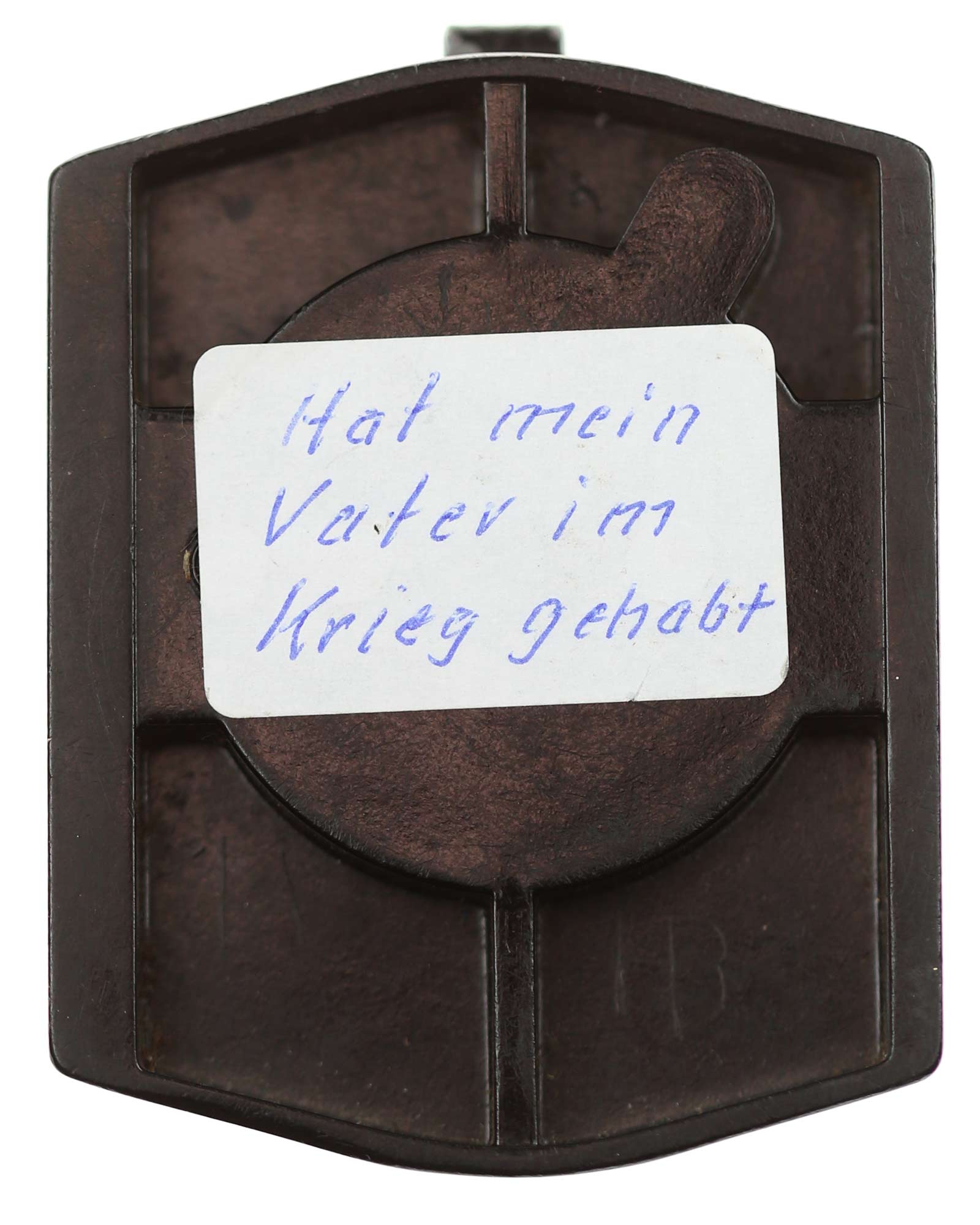 Marschkompass Busch Rathenow D.R.G.M. – Detailansicht Zeiger und Skala