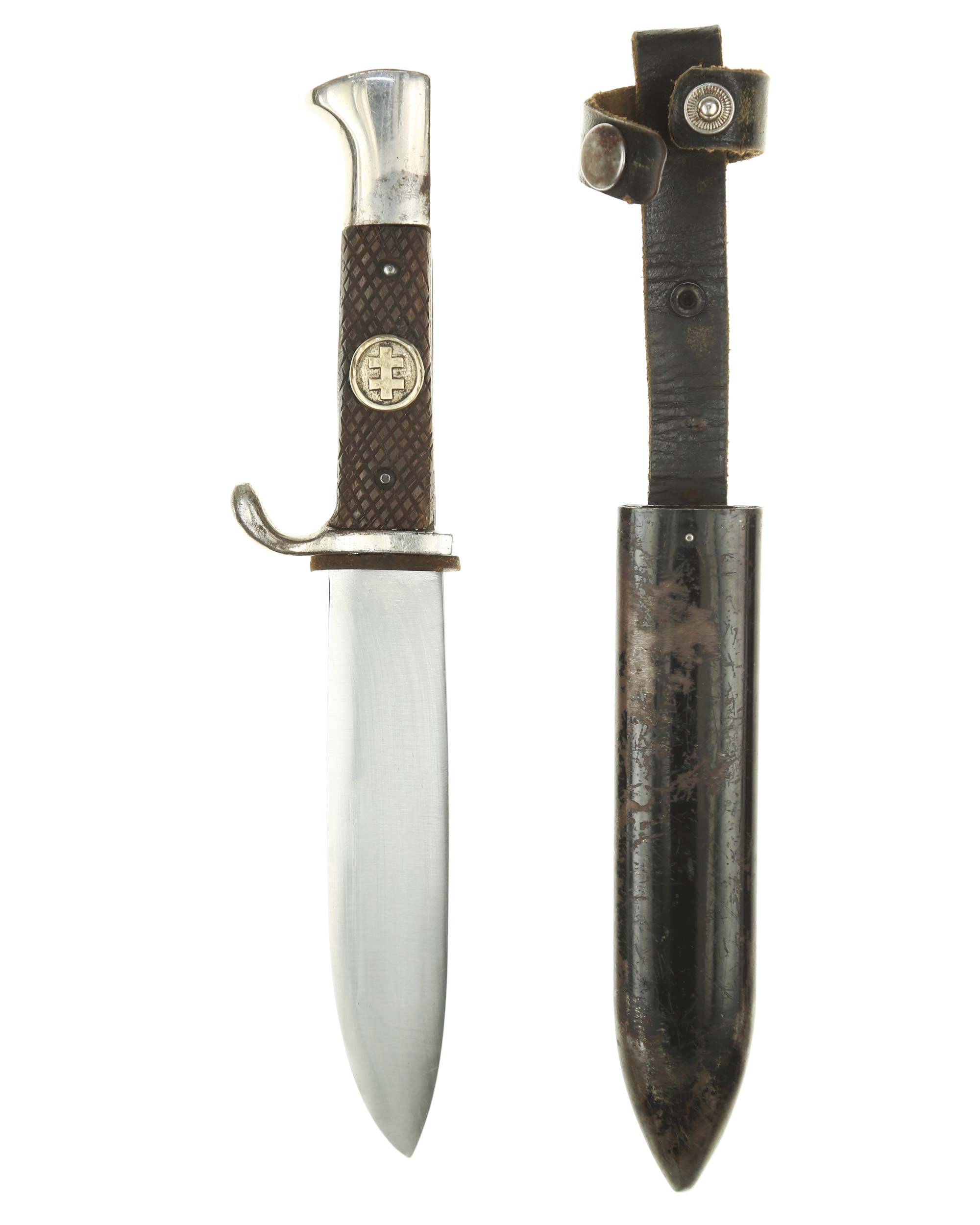 Hlinka-Garde Jugenddolch M1943 – Holzgriffschalen und Parierstange