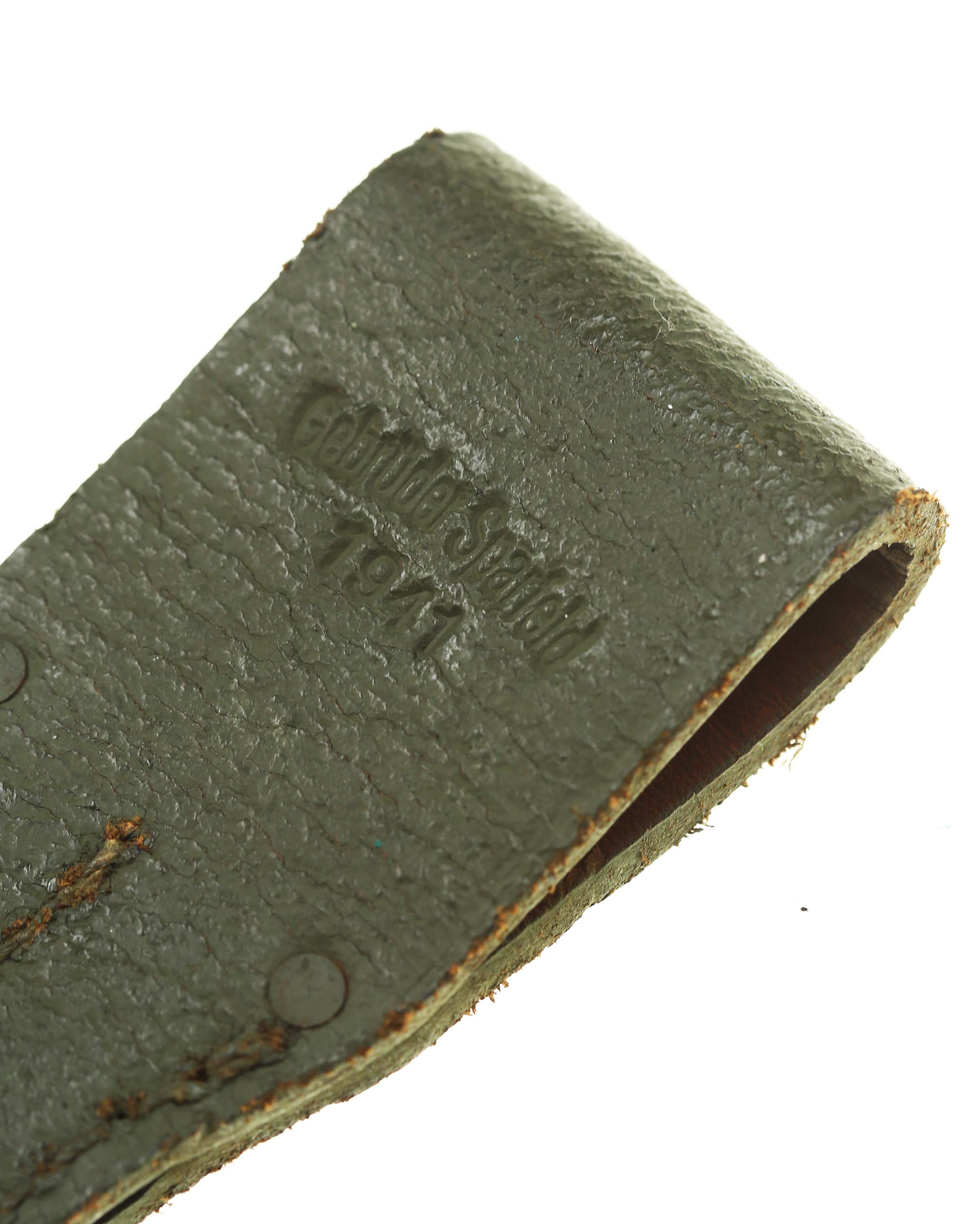 NPEA Dienstdolch – Stahlscheide mit Feststellhaken und Koppelschuh