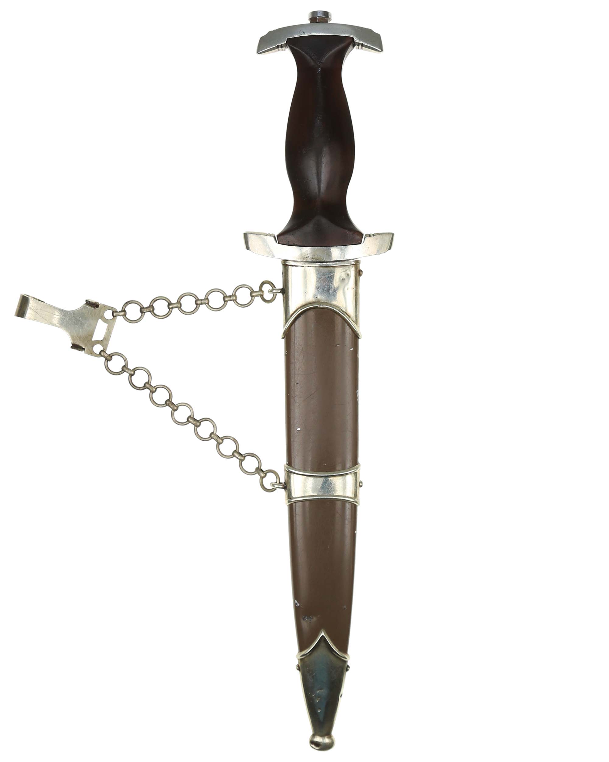 Рукоять цепного кинжала NPEA с эмблемой орла из нейзильбера