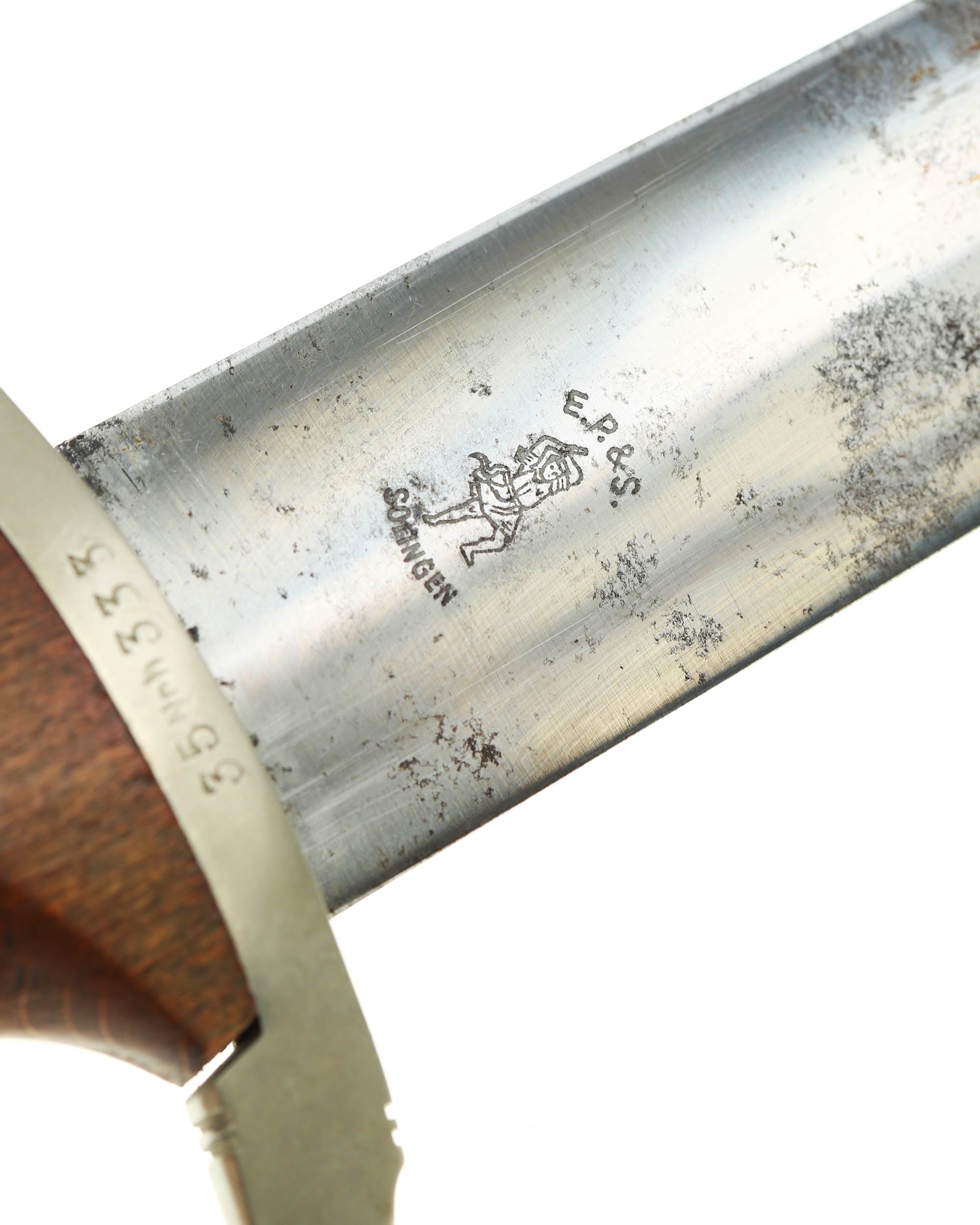 Клинок кинжала NSKK девиз Alles für Deutschland и клеймо производителя