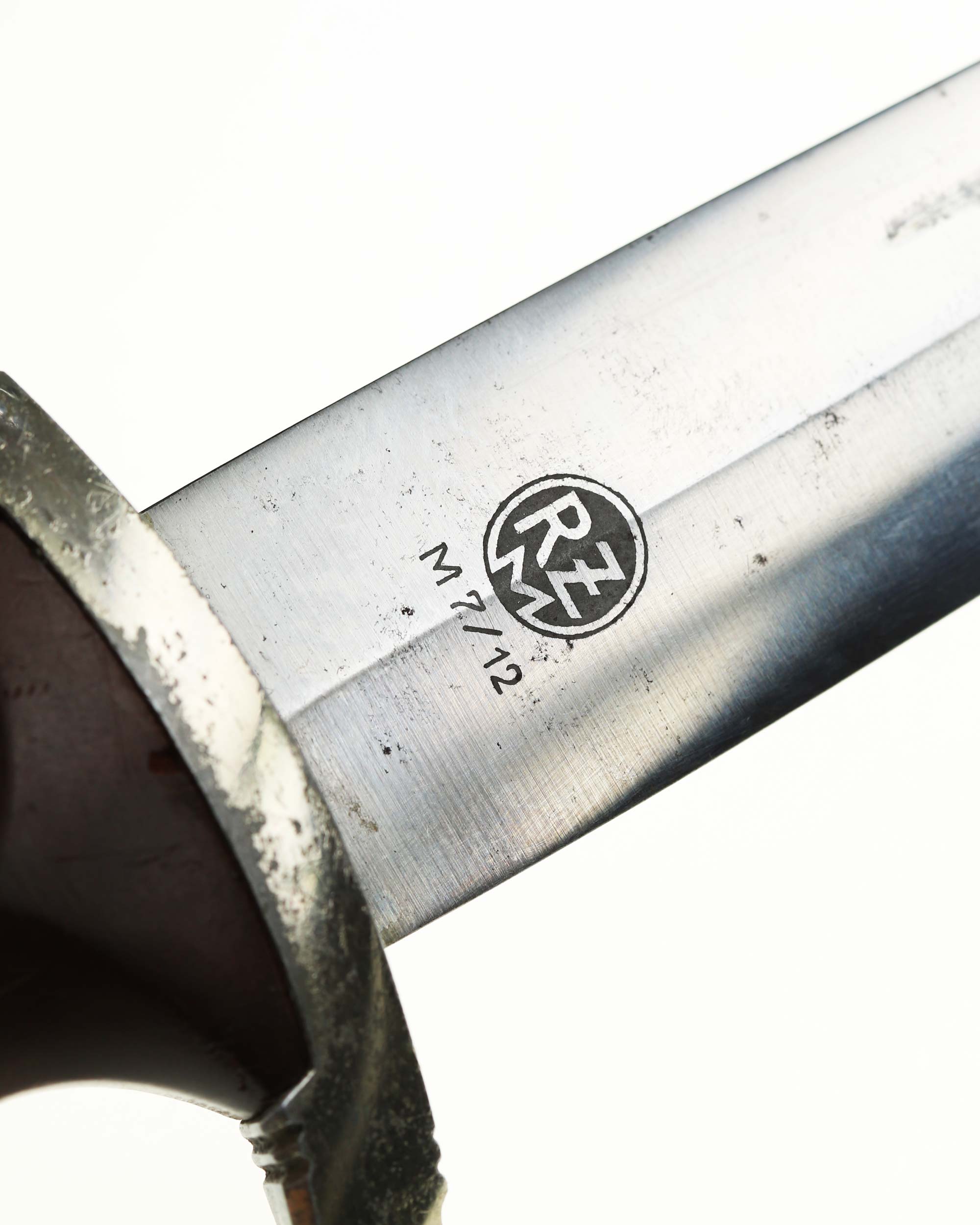 NSKK Dienstdolch – Klinge mit RZM Herstellerlogo M7/12 WMW Solingen