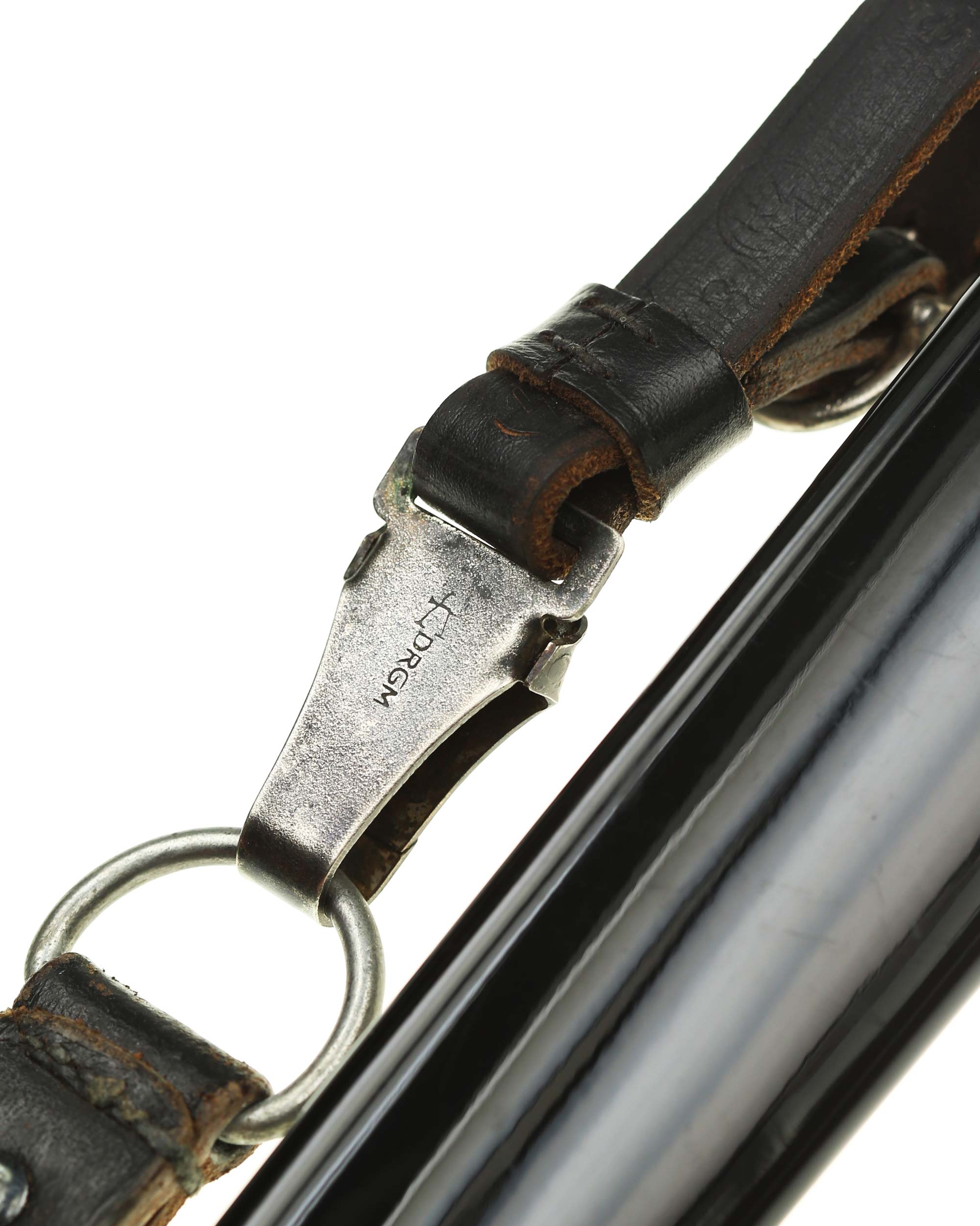 NSKK honour dagger – scabbard with black finish and later 2-piece leather hanger