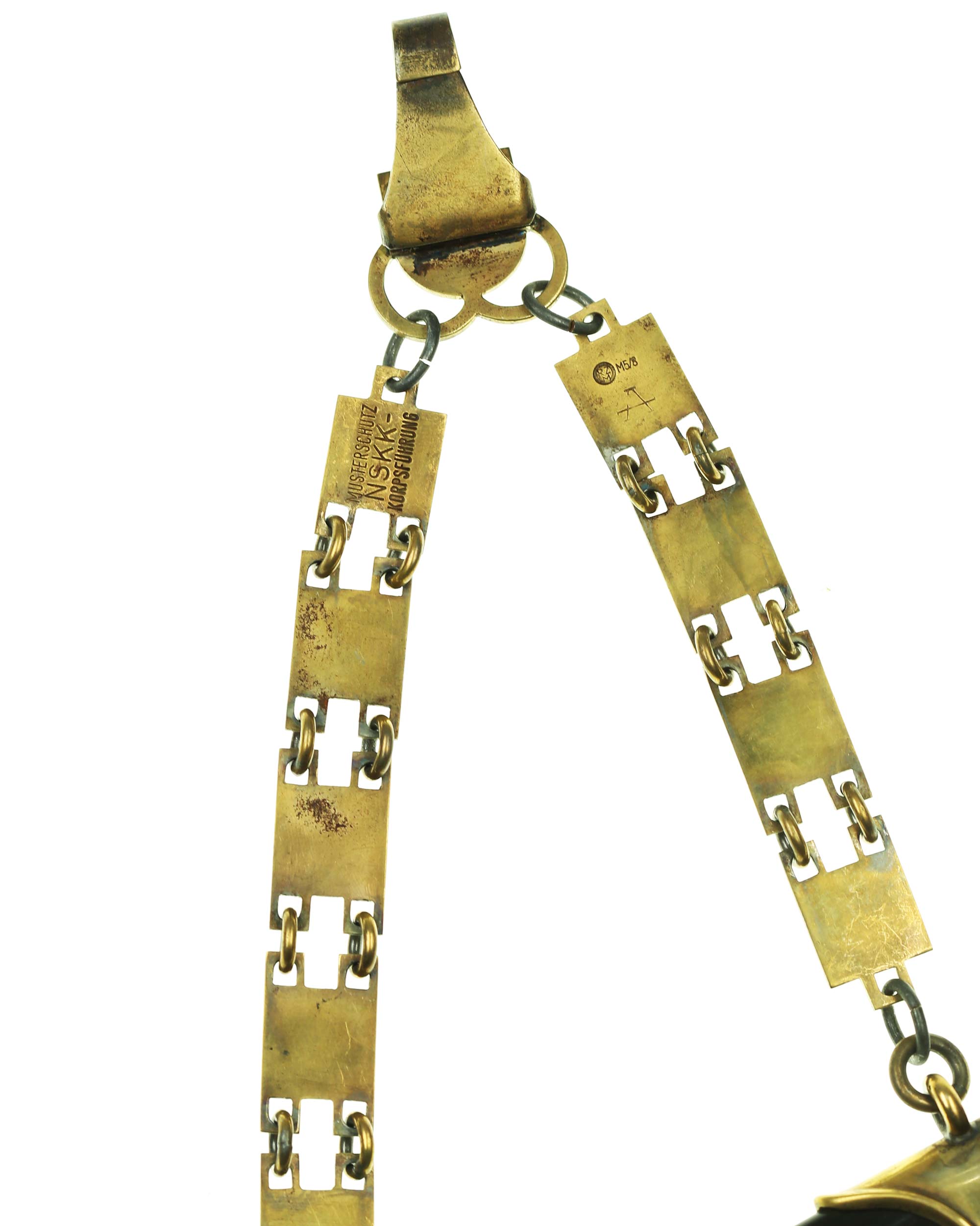 NSKK Kettendolch – Scheide mit vergoldetem Kettengehänge