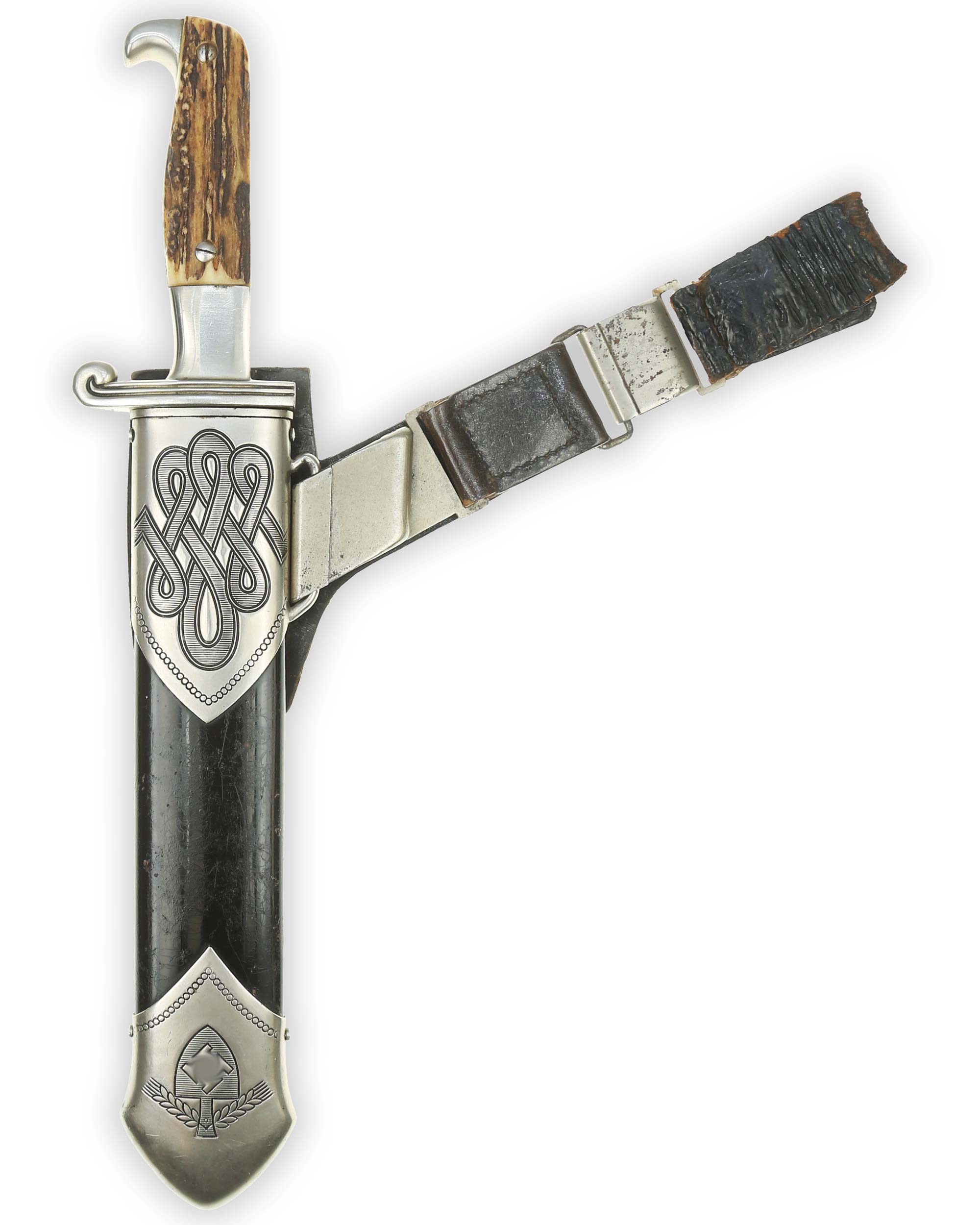 RAD hewer for Unterführer model 1934 with hanger – Carl Eickhorn Solingen – overall view