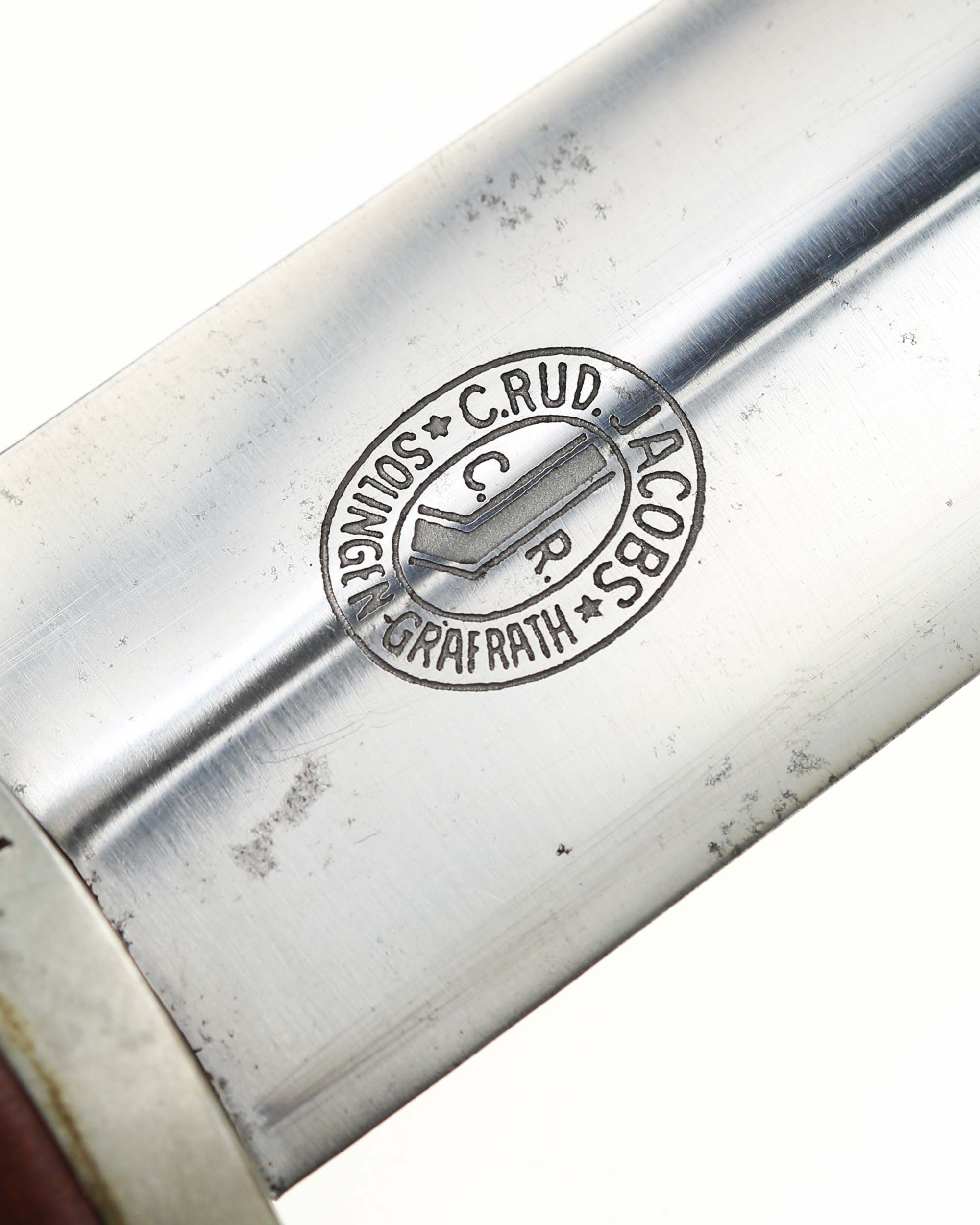SA dagger – maker mark C. Rudolf Jacobs Solingen on reverse of blade