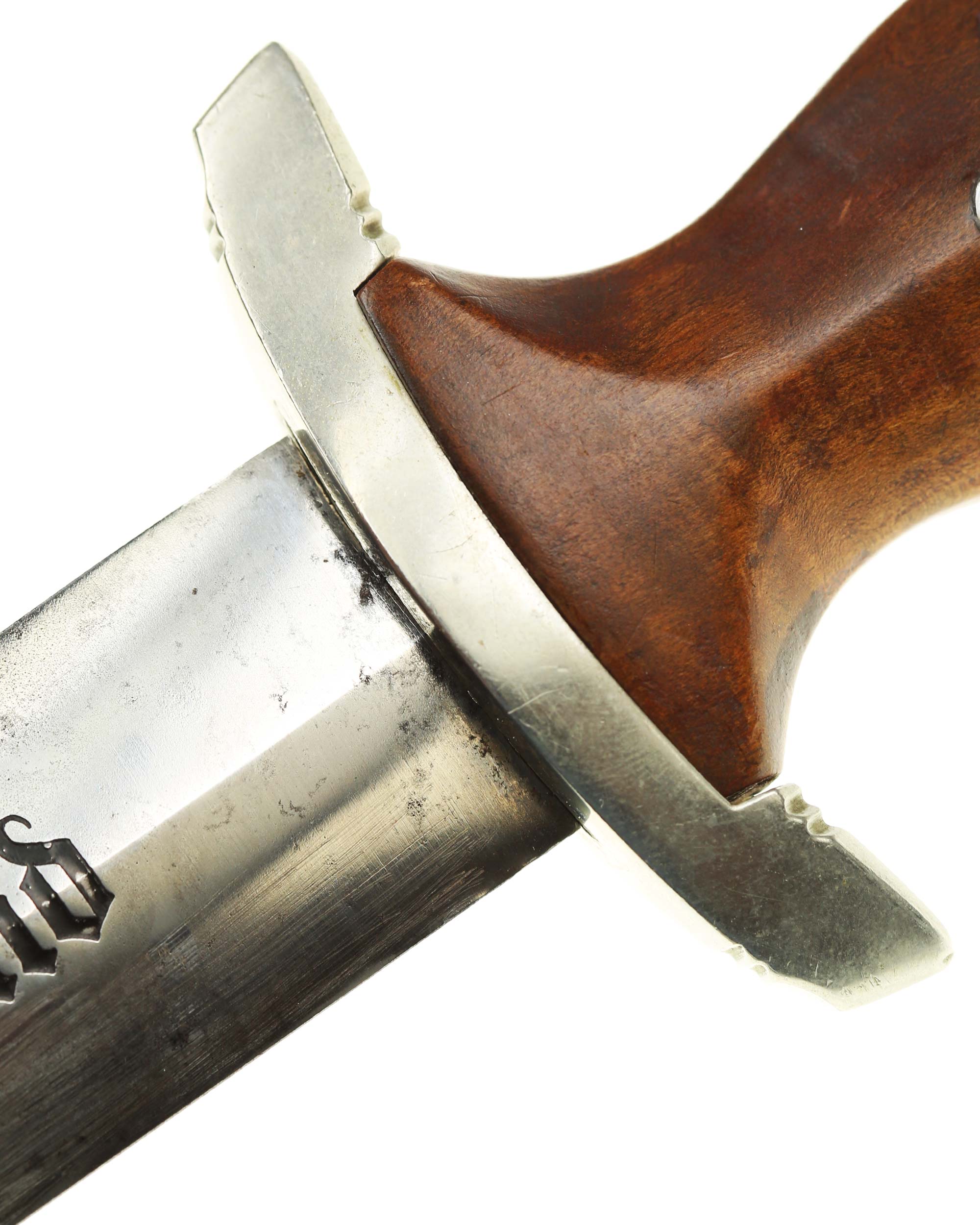 SA dagger – blade with motto Alles für Deutschland and maker J. E. Dittert & Co. Neustadt