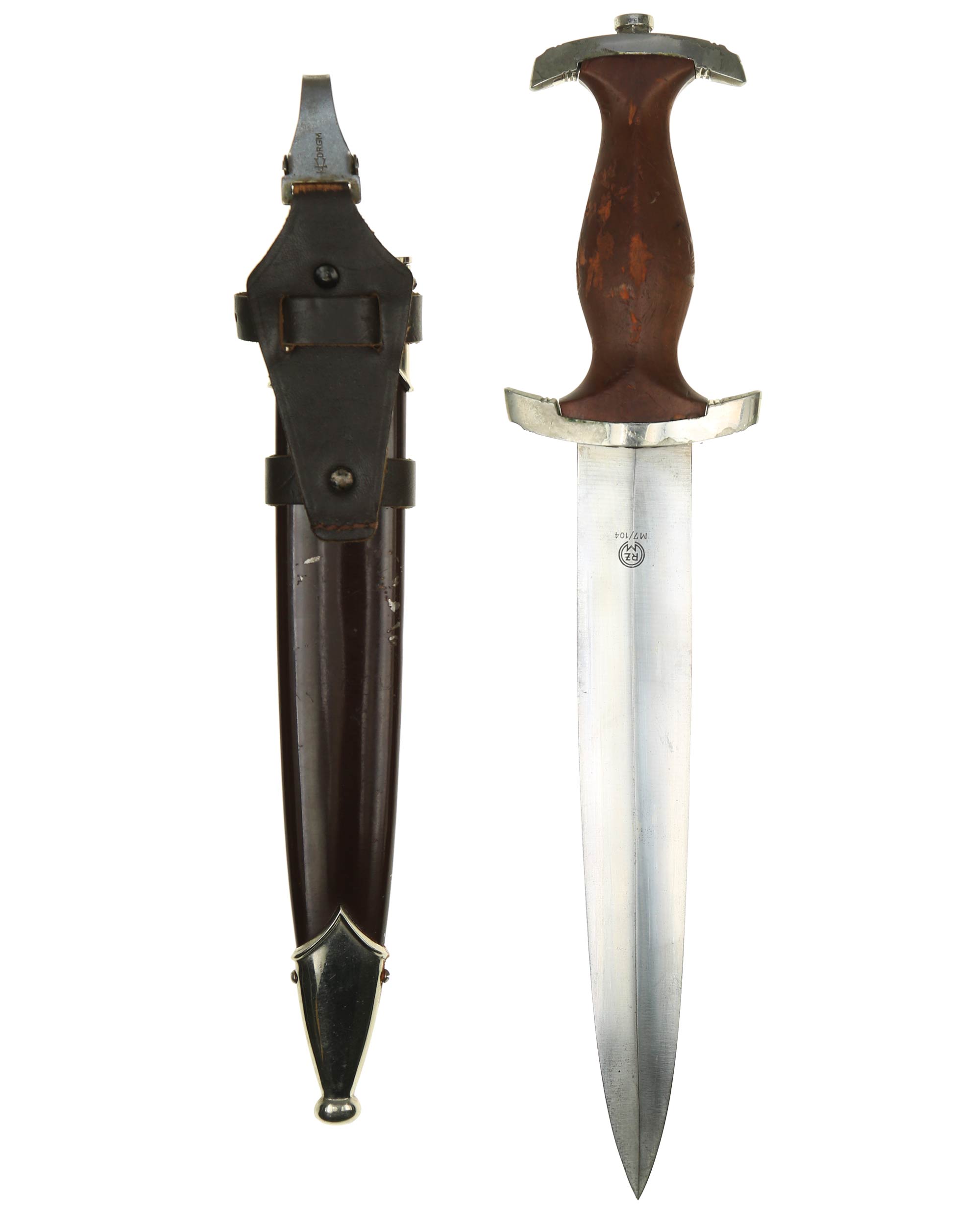 SA dagger grip with eagle and SA roundel, Ludwig Zeitler Vienna