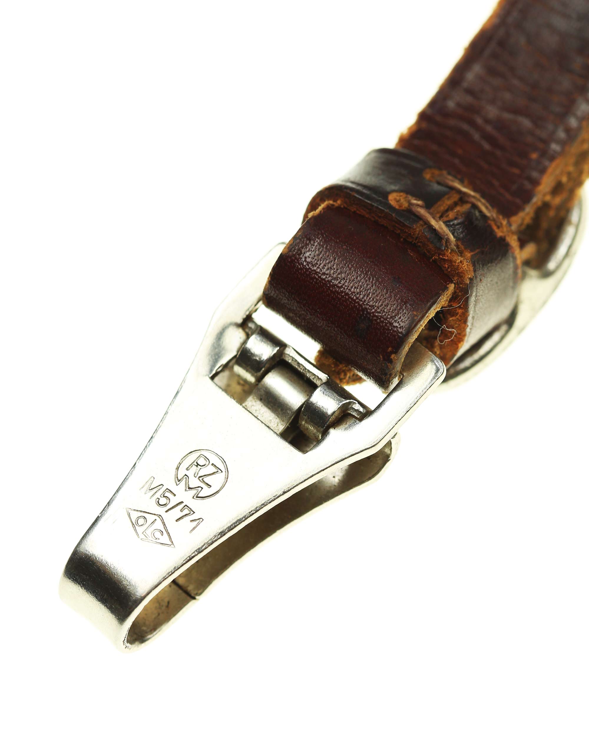 SA dagger – brown-painted scabbard and original SA hanger with RZM M5/71 (Overhoff & Cie.)