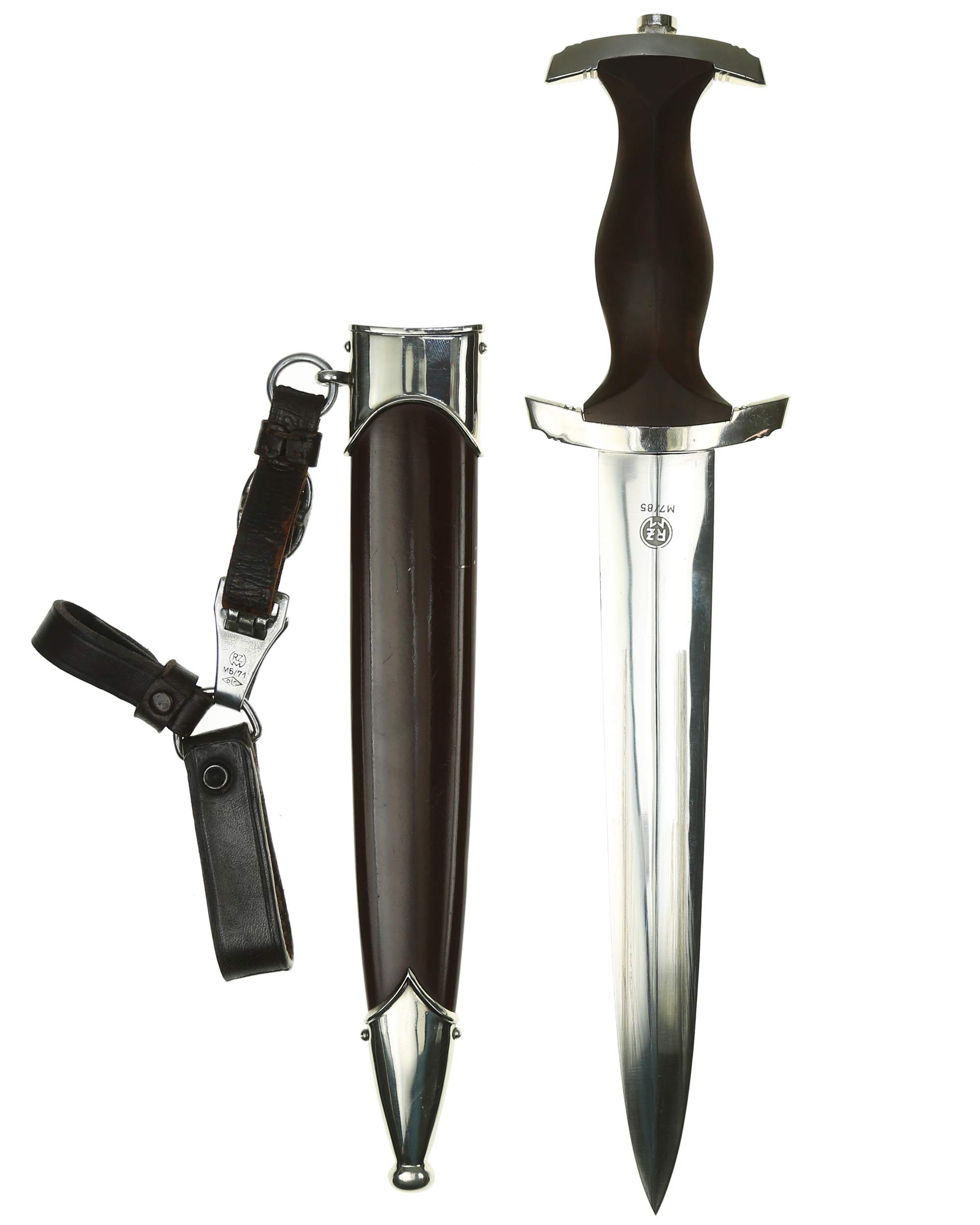 Кинжал СА Arthur Evertz – рукоять с орлом и эмблемой СА