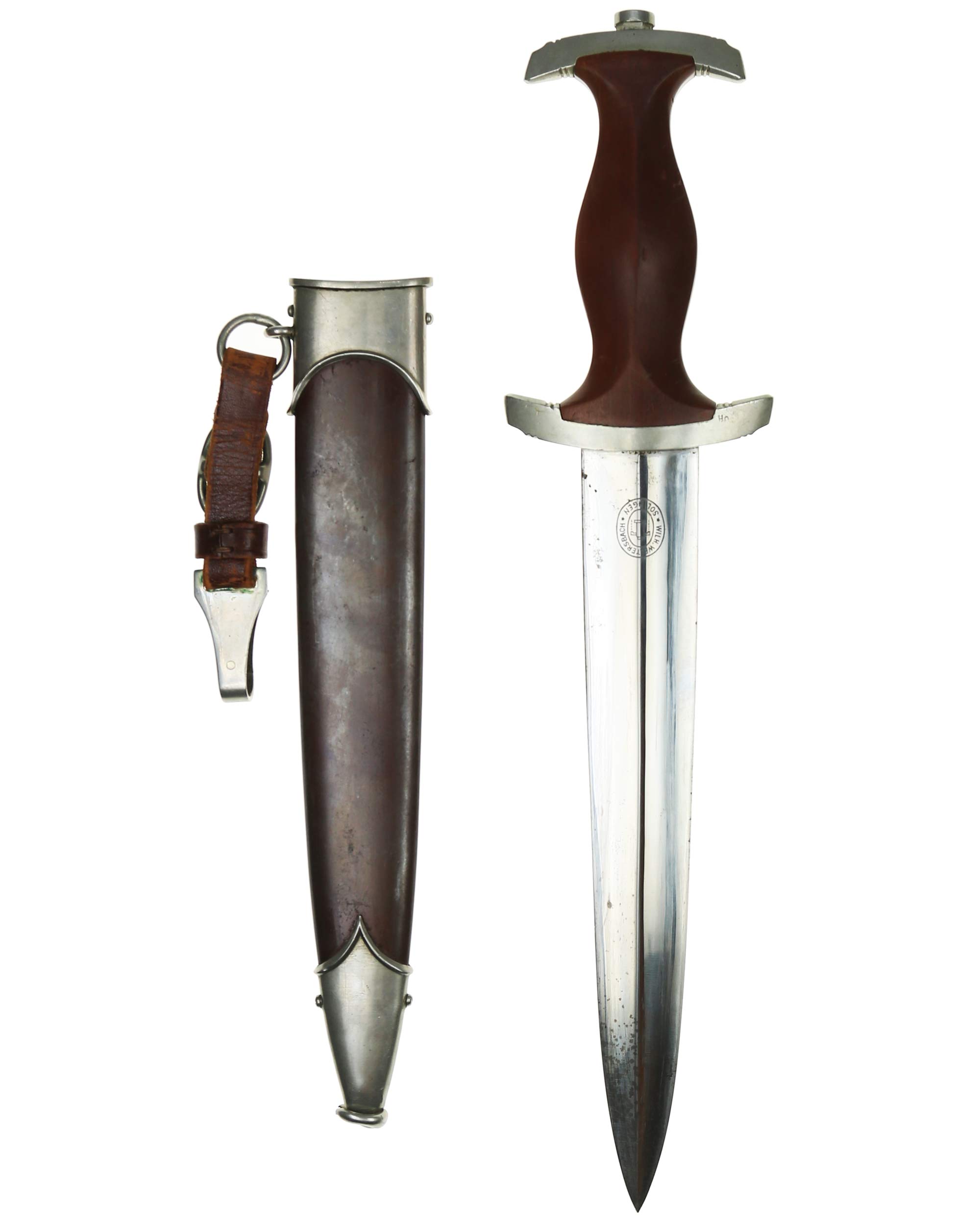 Early SA service dagger – Wilhelm Weltersbach Solingen, overall view