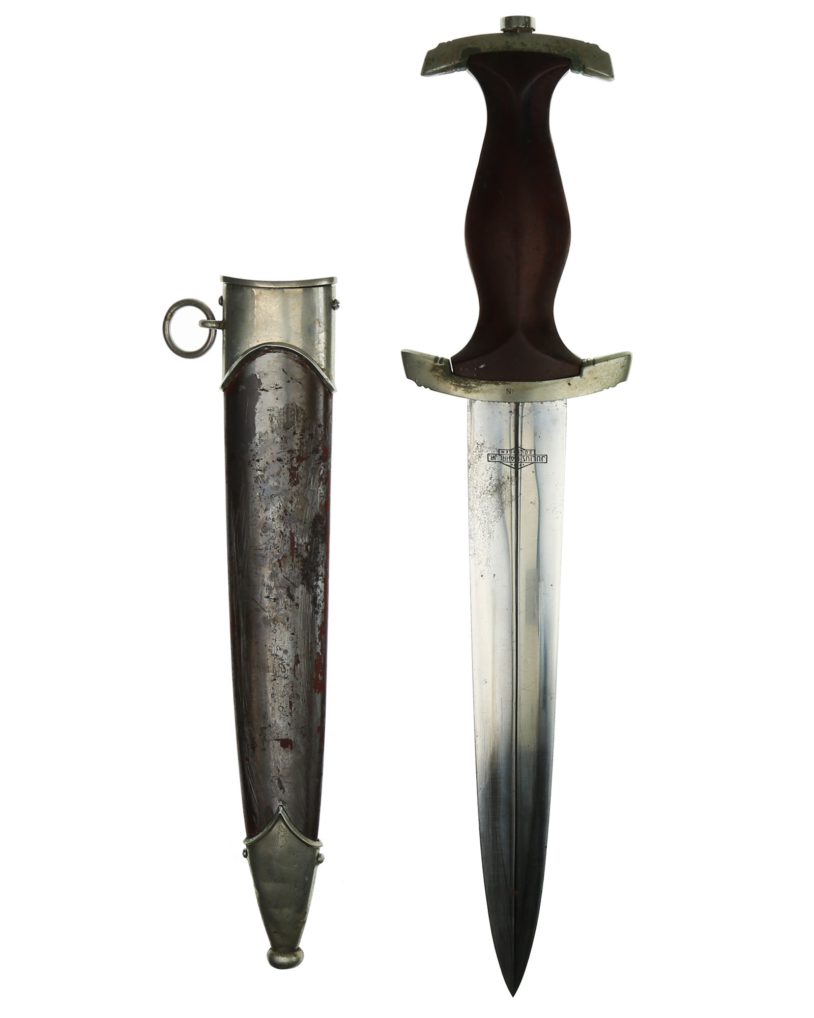 Редкий ранний кинжал СА Юлиуса Барля мл., Золинген-Мершайд
