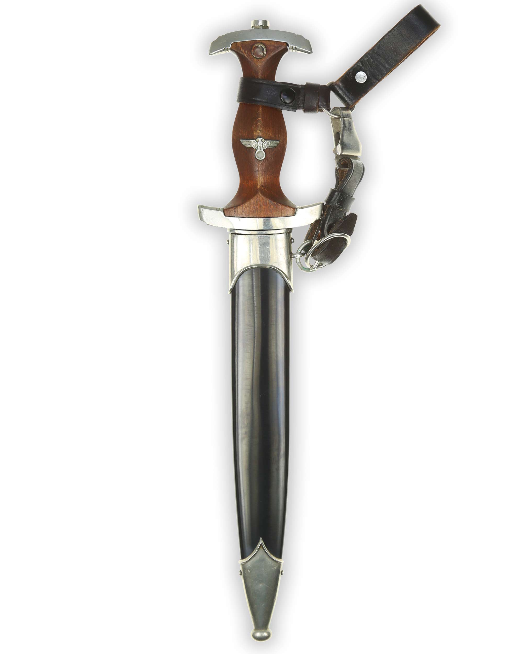 Почётный кинжал SA/NSKK ранний выпуск с дамасским клинком — Albert Dörschel Solingen — общий вид