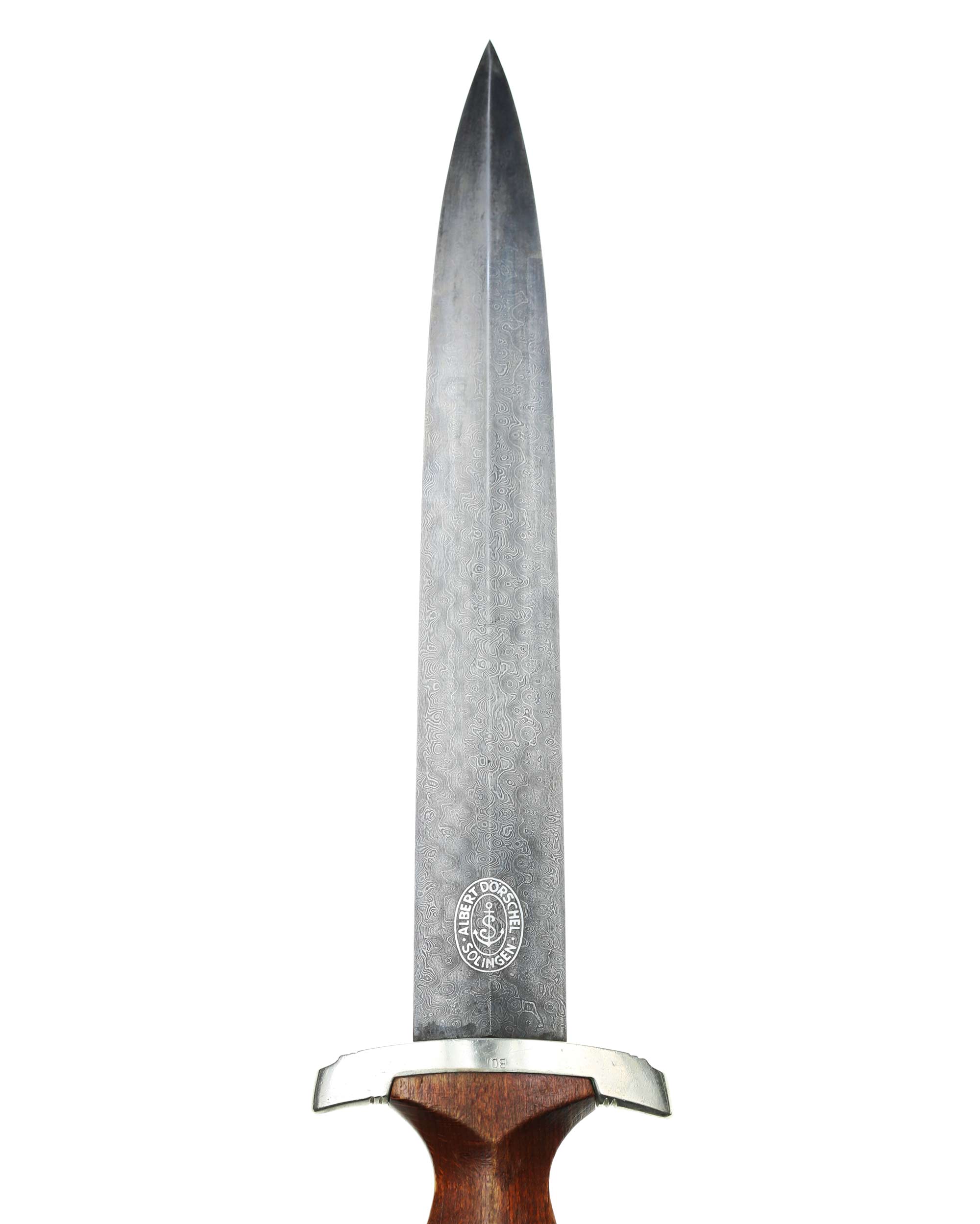 Почётный кинжал SA/NSKK — клеймо Albert Dörschel Solingen на обороте клинка