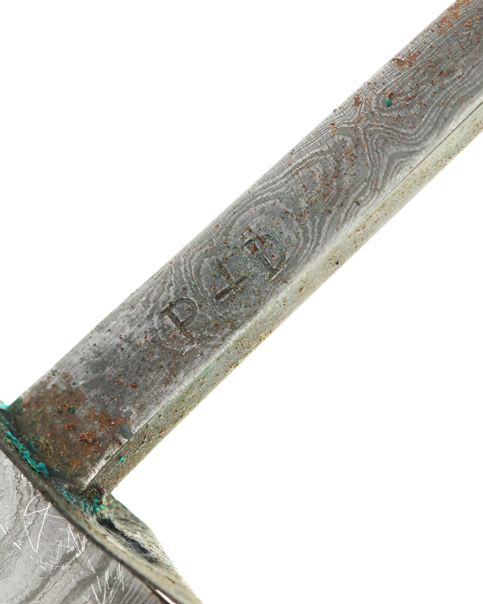 SA Ehrendolch – lederbezogene Scheide mit dekorierten Beschlägen