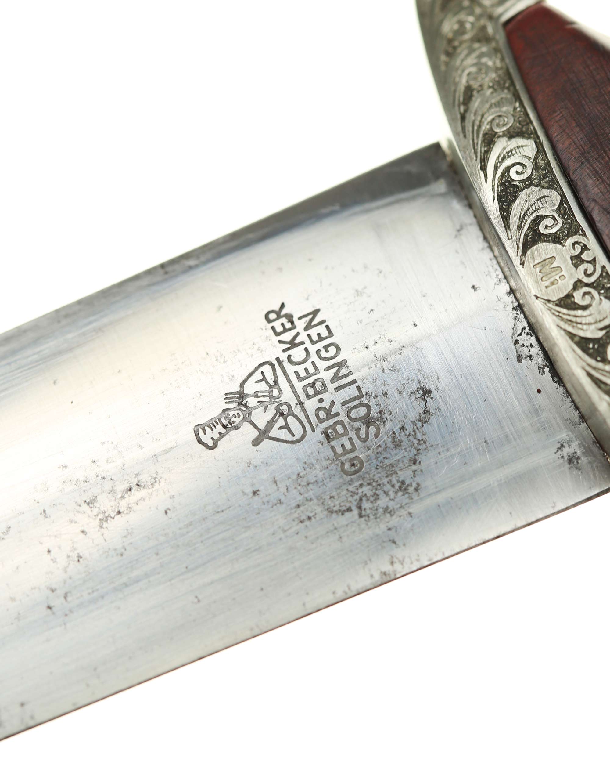 SA Dolch – Scheide mit Originalbrünierung und Beschlägen aus Nickel/Neusilber