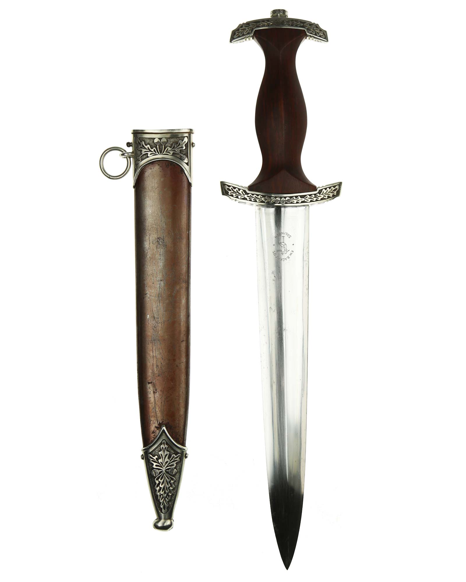 Rare SA presentation or honor dagger attributed to F. W. Backhaus (Solingen)