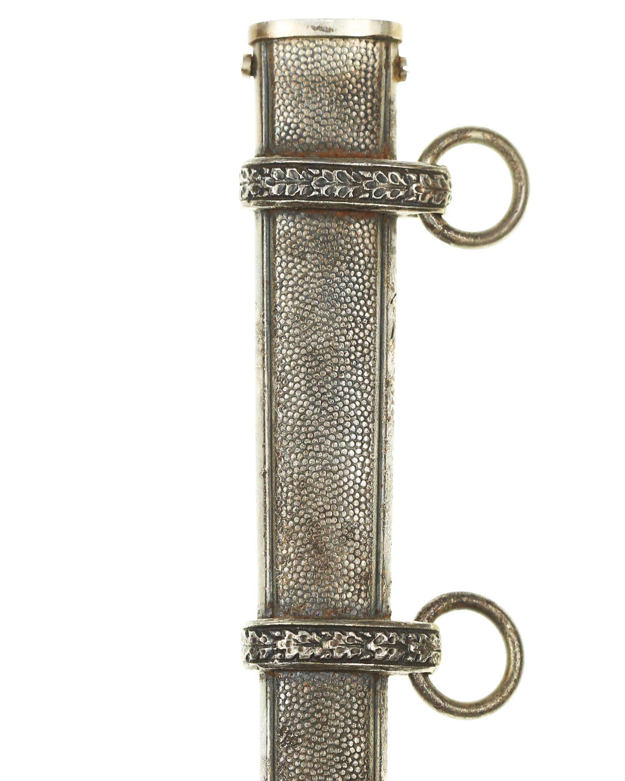 Army Officer’s Dagger M1935 scabbard with granulated surface texture