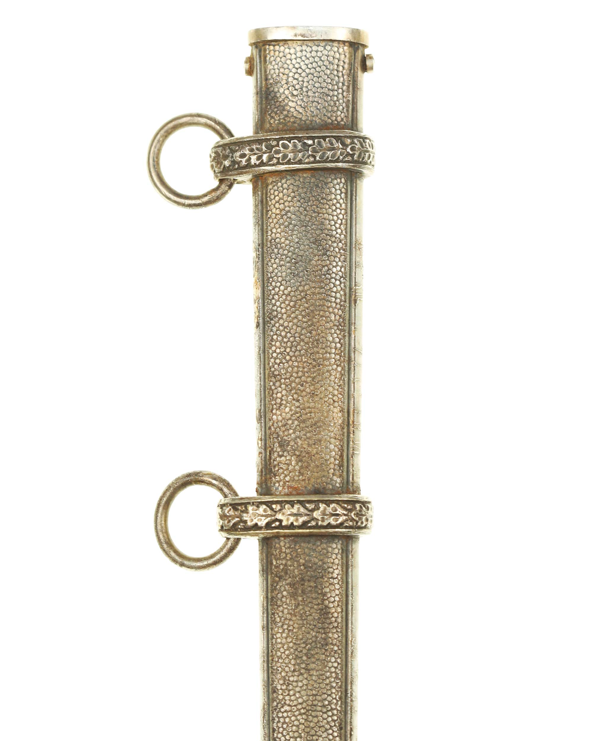 Throat piece of Army Officer’s Dagger M1935 scabbard with side screws
