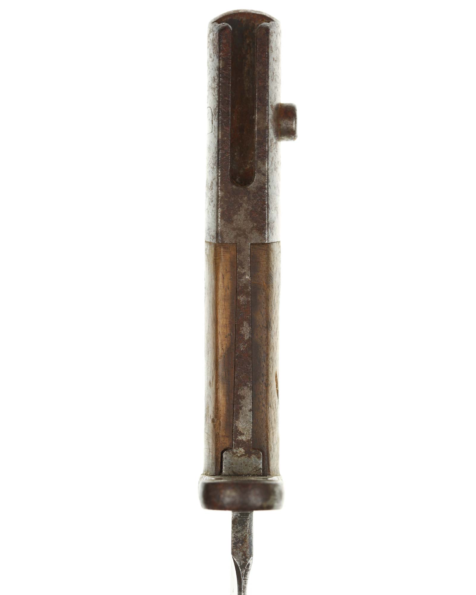 Schweizer Seitengewehr 1889/18 – Leder-Koppelschuh Fr. Studer Grafenried