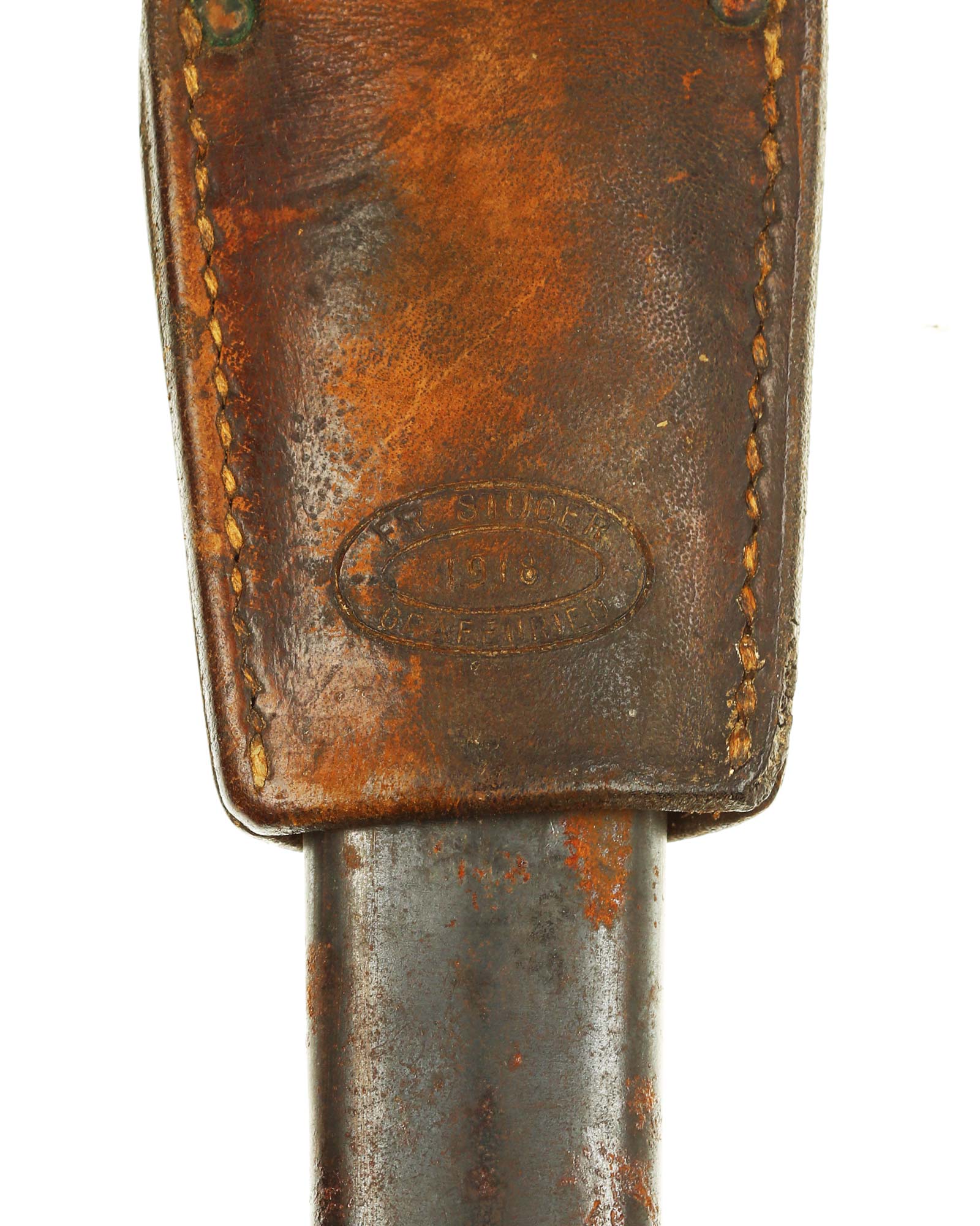 Schweizer Seitengewehr 1889/18 – Gesamtansicht ohne Scheide