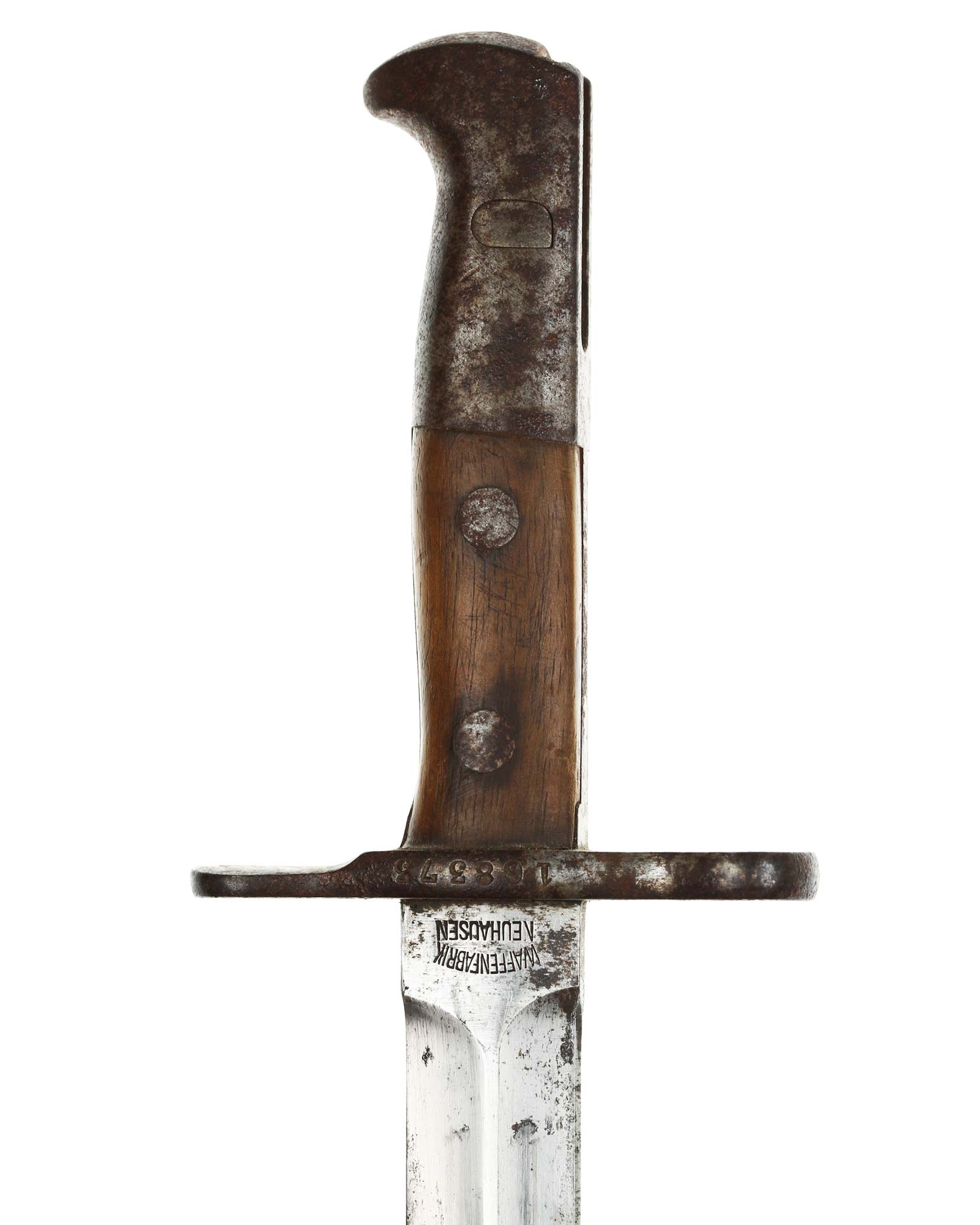 Schweizer Seitengewehr 1889/18 – Scheidenmund