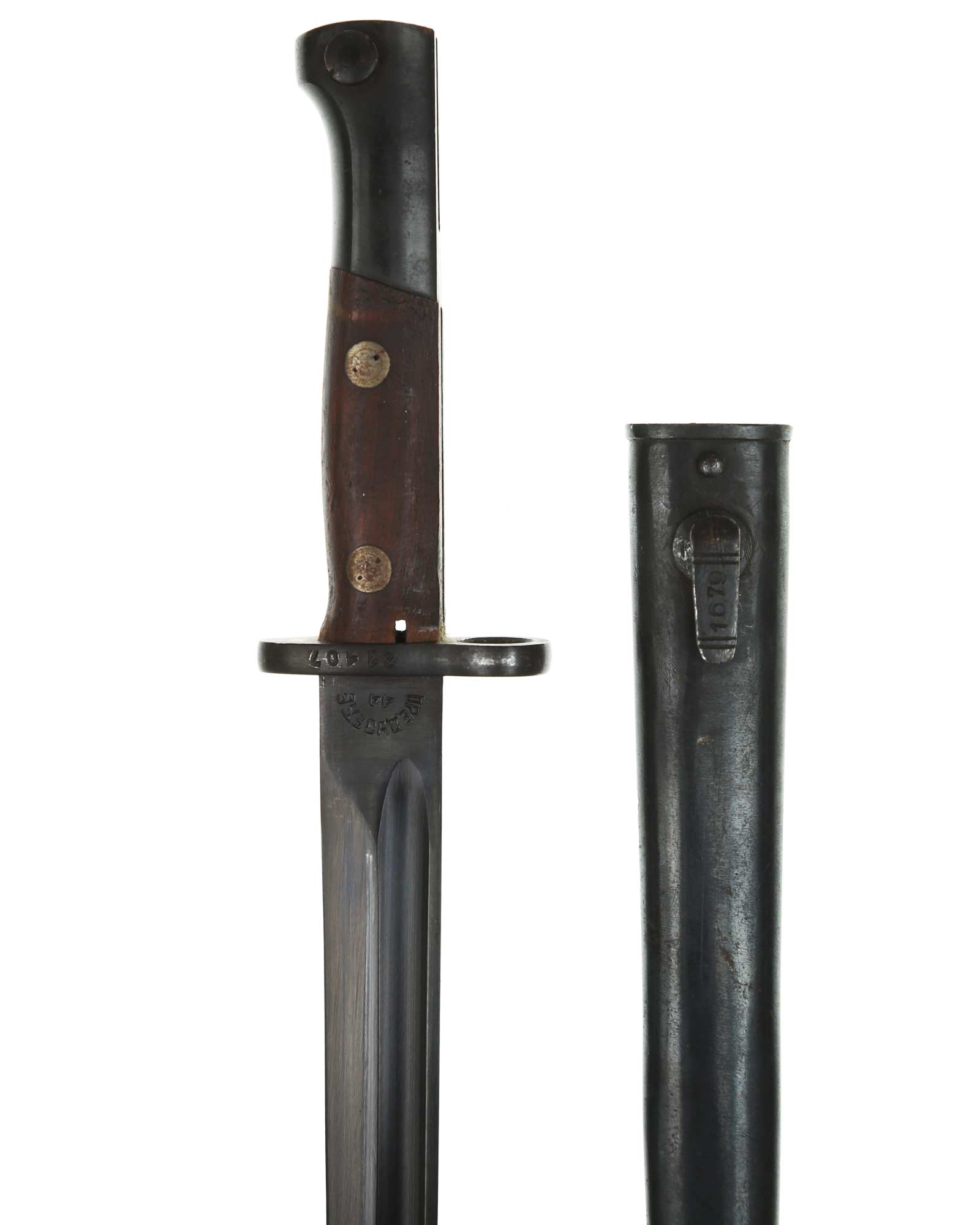 Seitengewehr 1948/44 Jugoslawien – Scheide Detail