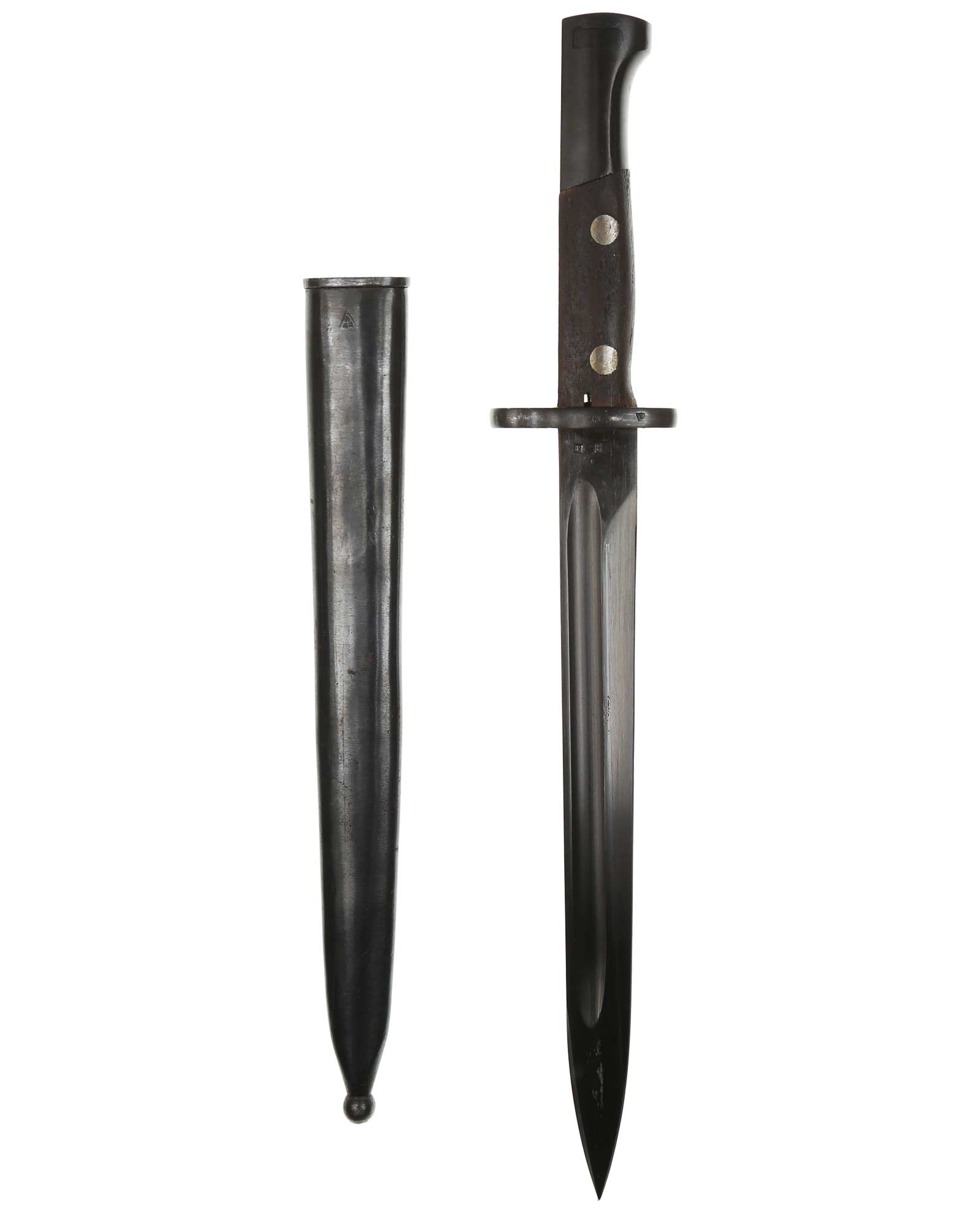 Seitengewehr 1948/44 Jugoslawien – Gesamtansicht ohne Scheide