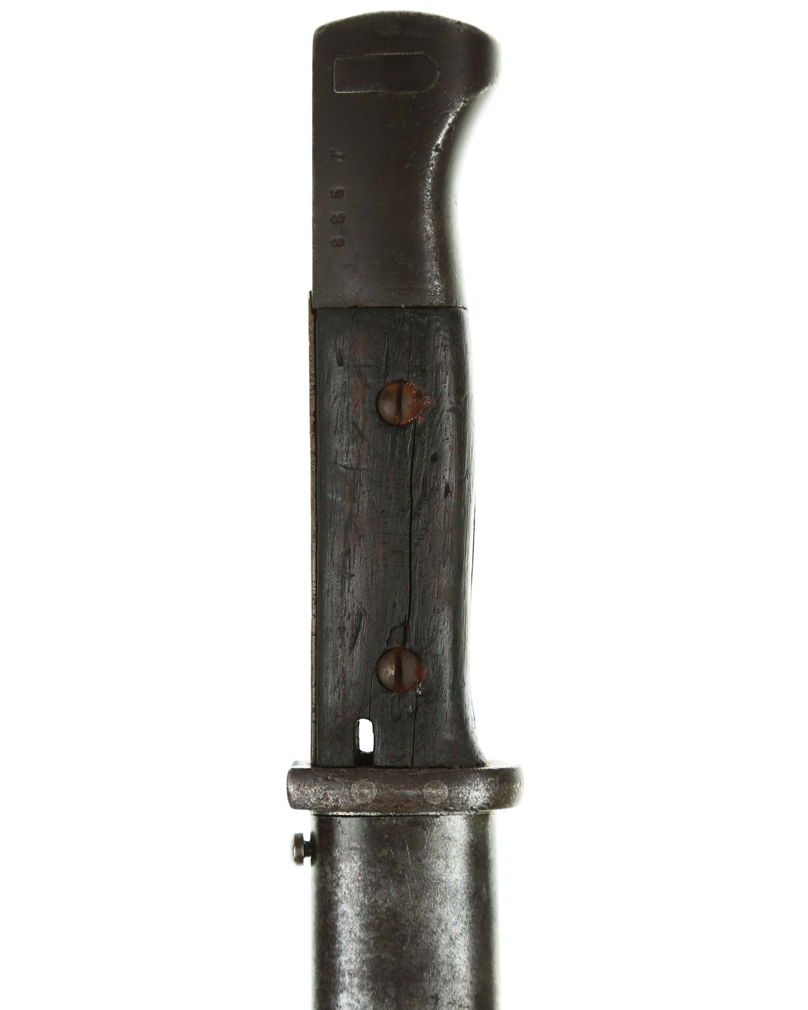 Seitengewehr 84/98 – Klinge brüniert mit Hohlkehlen